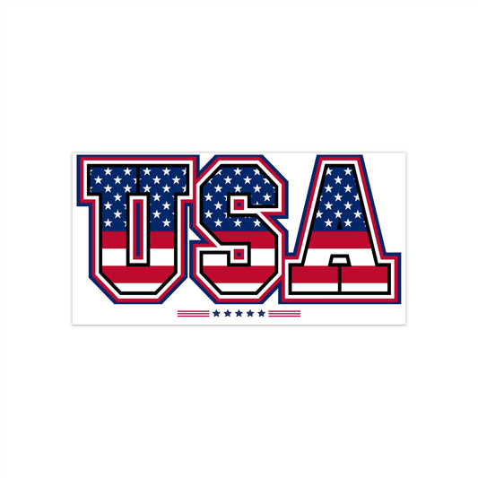 Patriotic USA Bumper Stickers for Car Enthusiasts - Perfect for Independence Day!