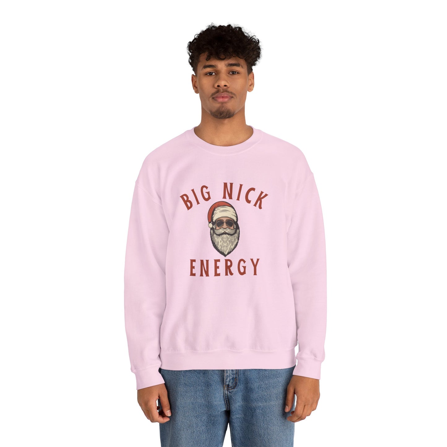 Big Nick Energy Unisex Heavy Blend™ Crewneck Sweatshirt - Perfect for Holiday Cheer