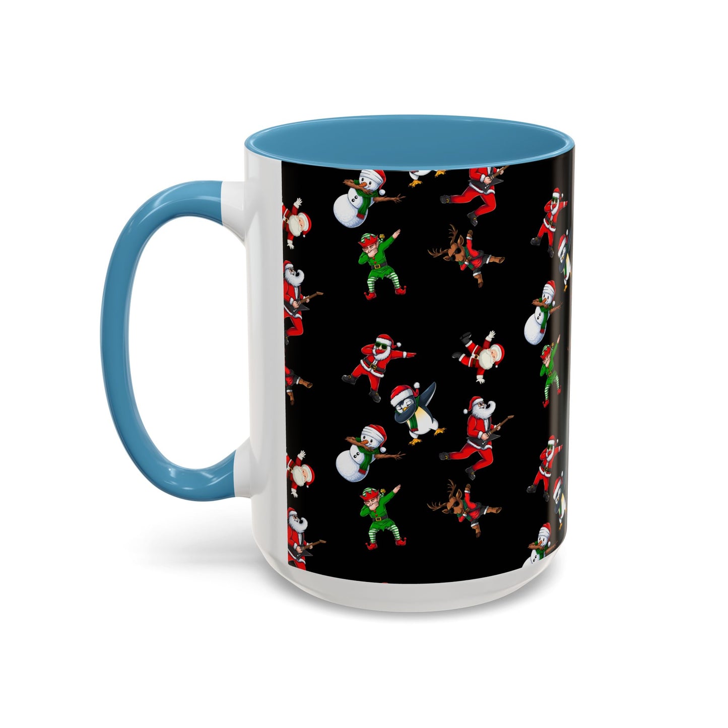 Festive Santa and Friends Coffee Mug - 11oz & 15oz