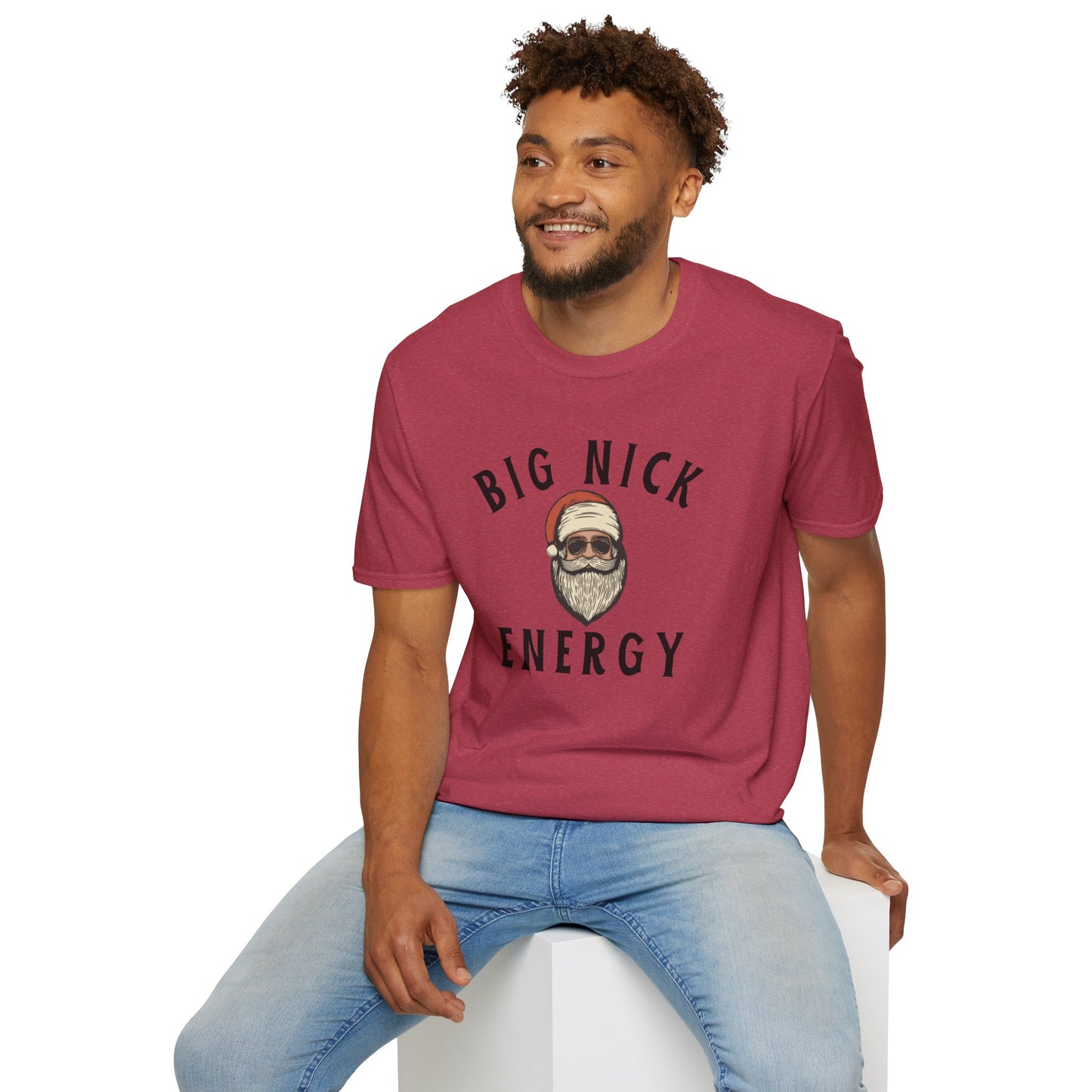 Big Nick Energy Unisex Softstyle T-Shirt - Fun & Casual Graphic Tee