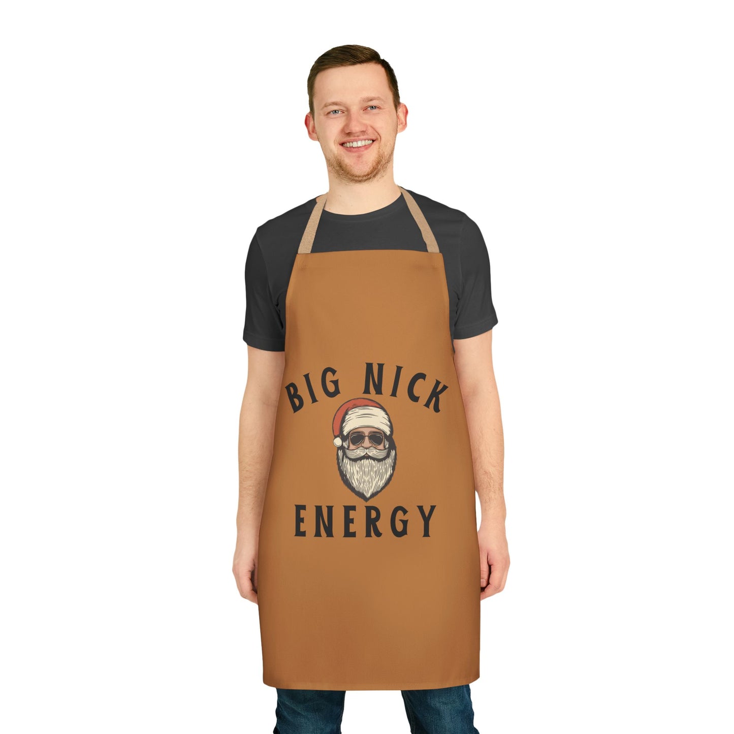 Big Nick Energy Apron with 5-Color Straps - Fun Cooking Gift for Holidays & BBQ Enthusiasts