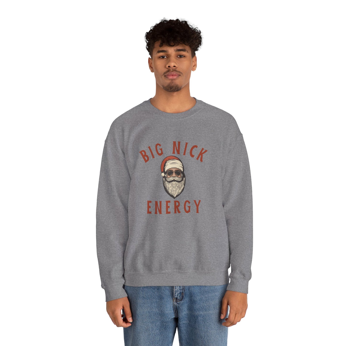 Big Nick Energy Unisex Heavy Blend™ Crewneck Sweatshirt - Perfect for Holiday Cheer