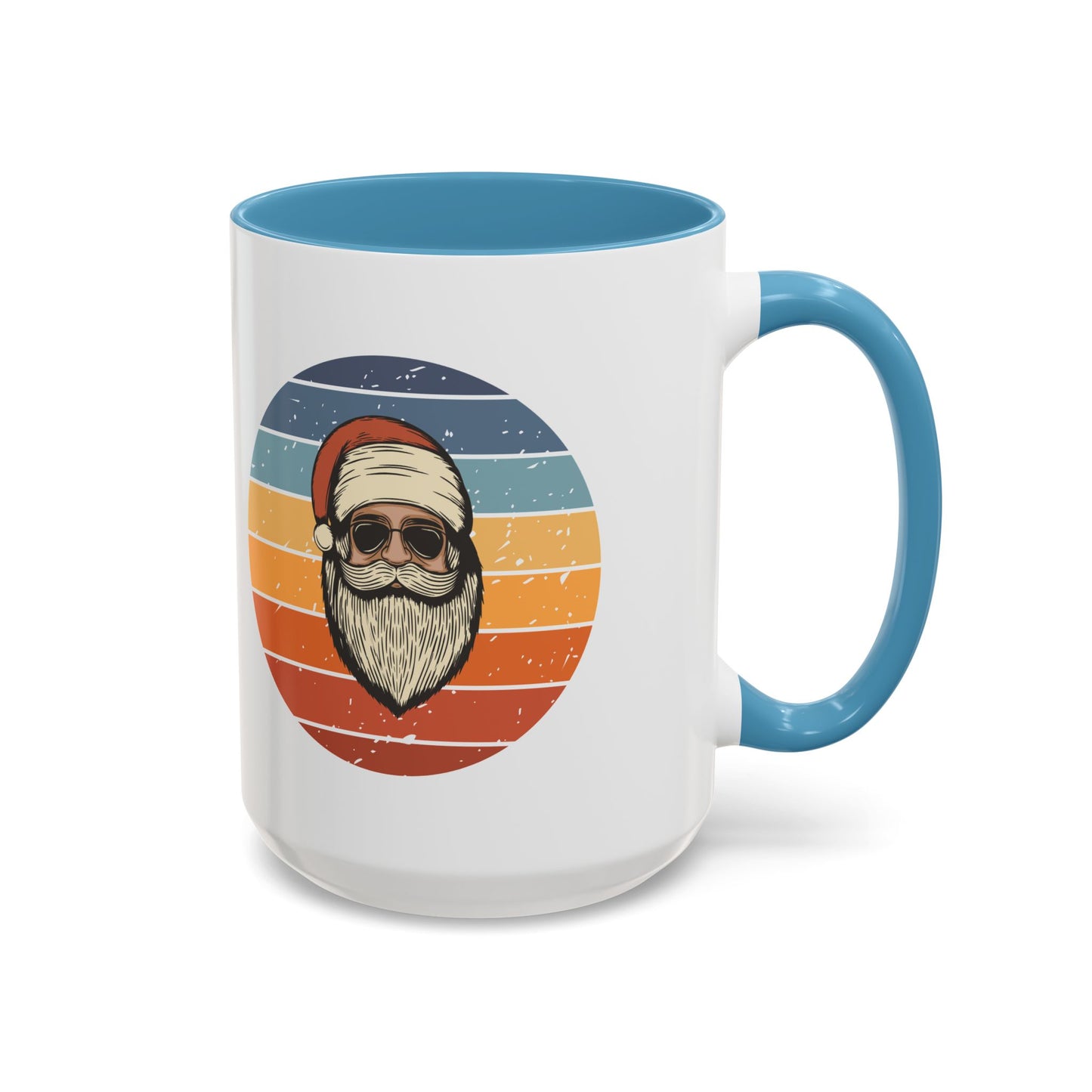 Cool Santa Sunglasses Accent Coffee Mug | 11oz & 15oz | Perfect Holiday Gift