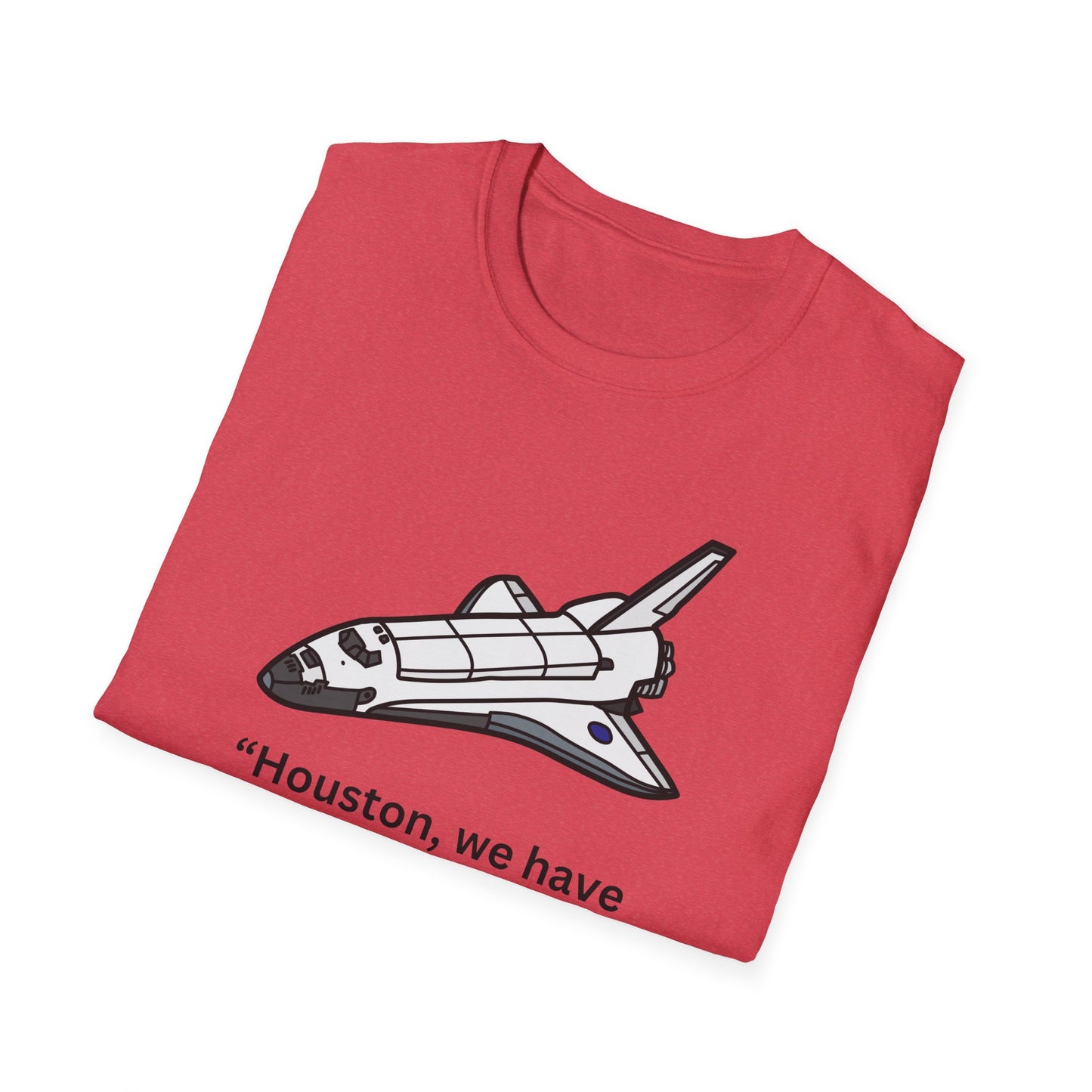 Houston We Have a Problem Unisex T-Shirt - Retro Space Shuttle Graphic Tee