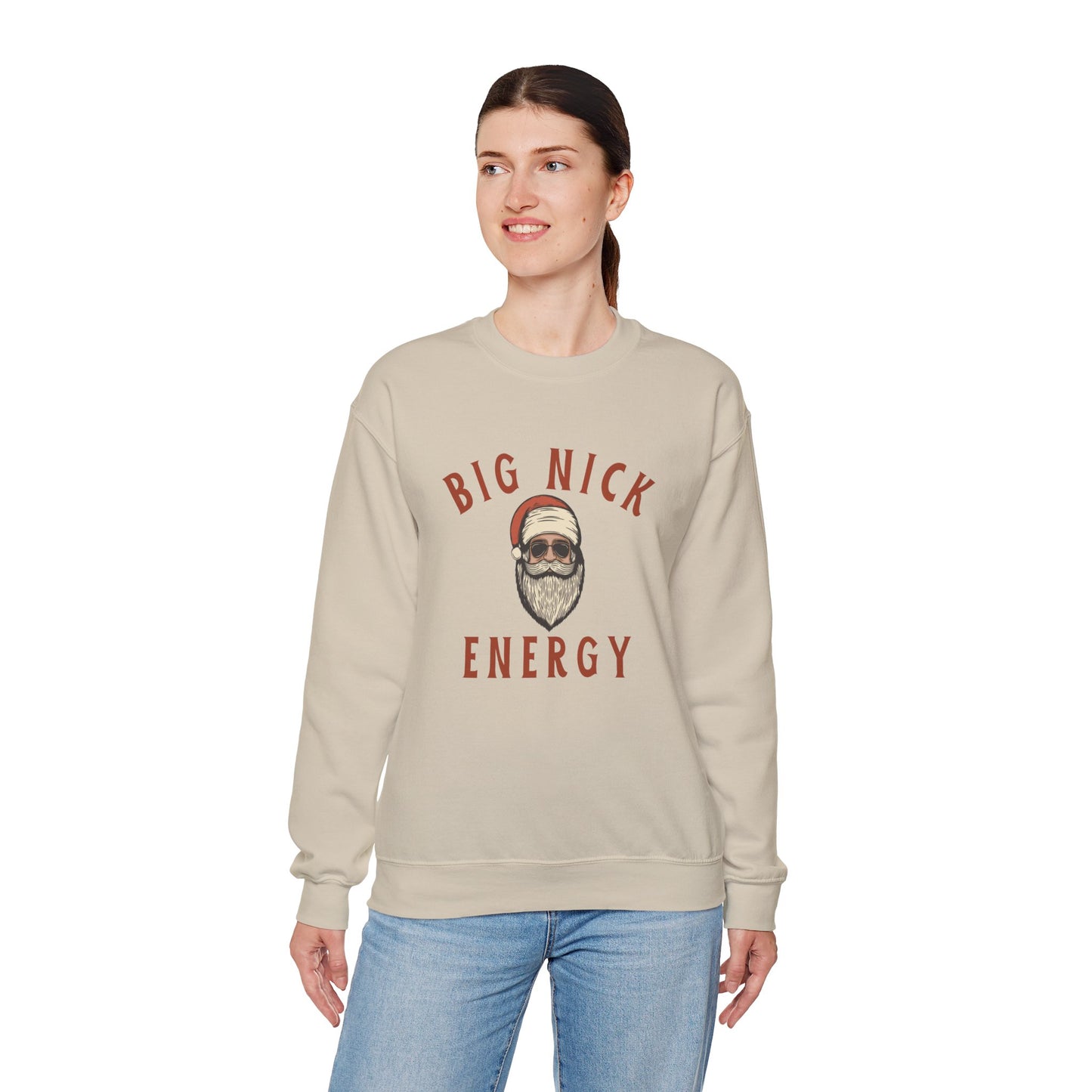 Big Nick Energy Unisex Heavy Blend™ Crewneck Sweatshirt - Perfect for Holiday Cheer