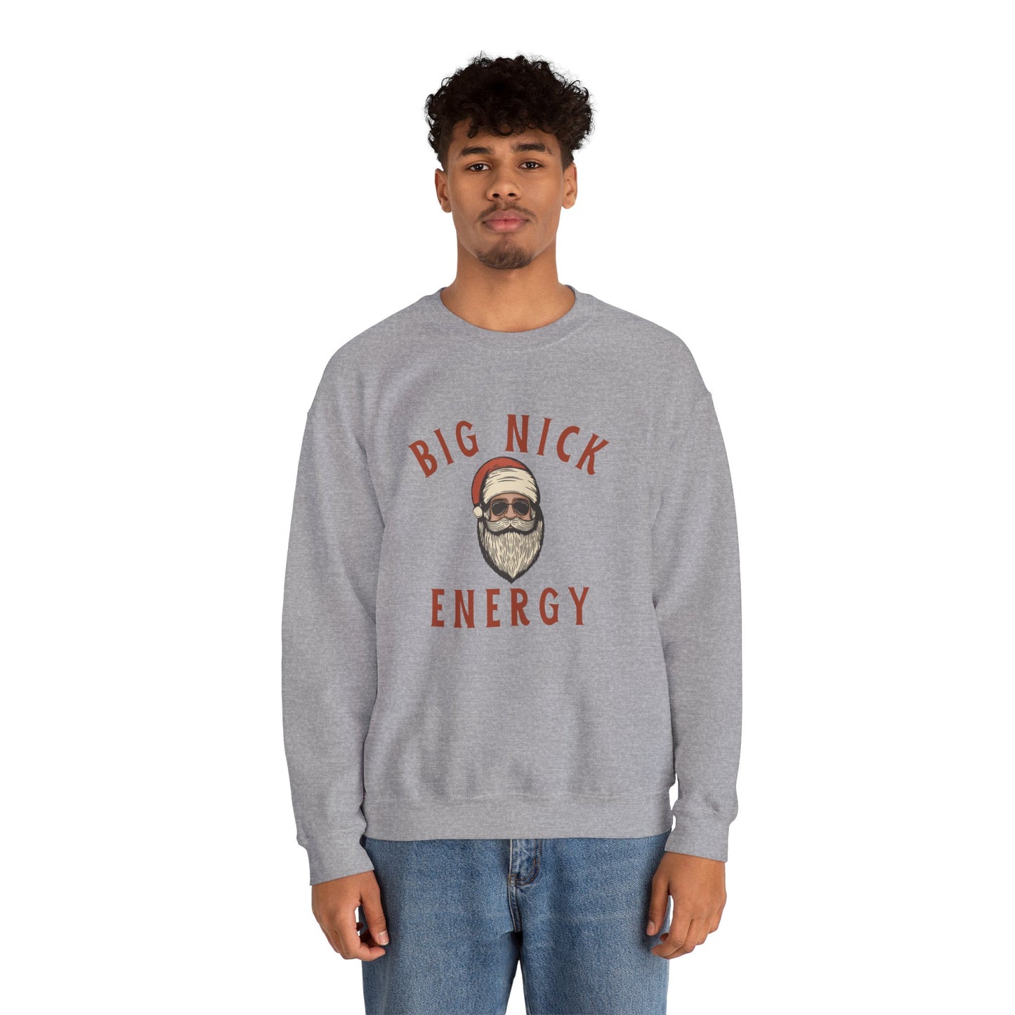 Big Nick Energy Unisex Heavy Blend™ Crewneck Sweatshirt - Perfect for Holiday Cheer