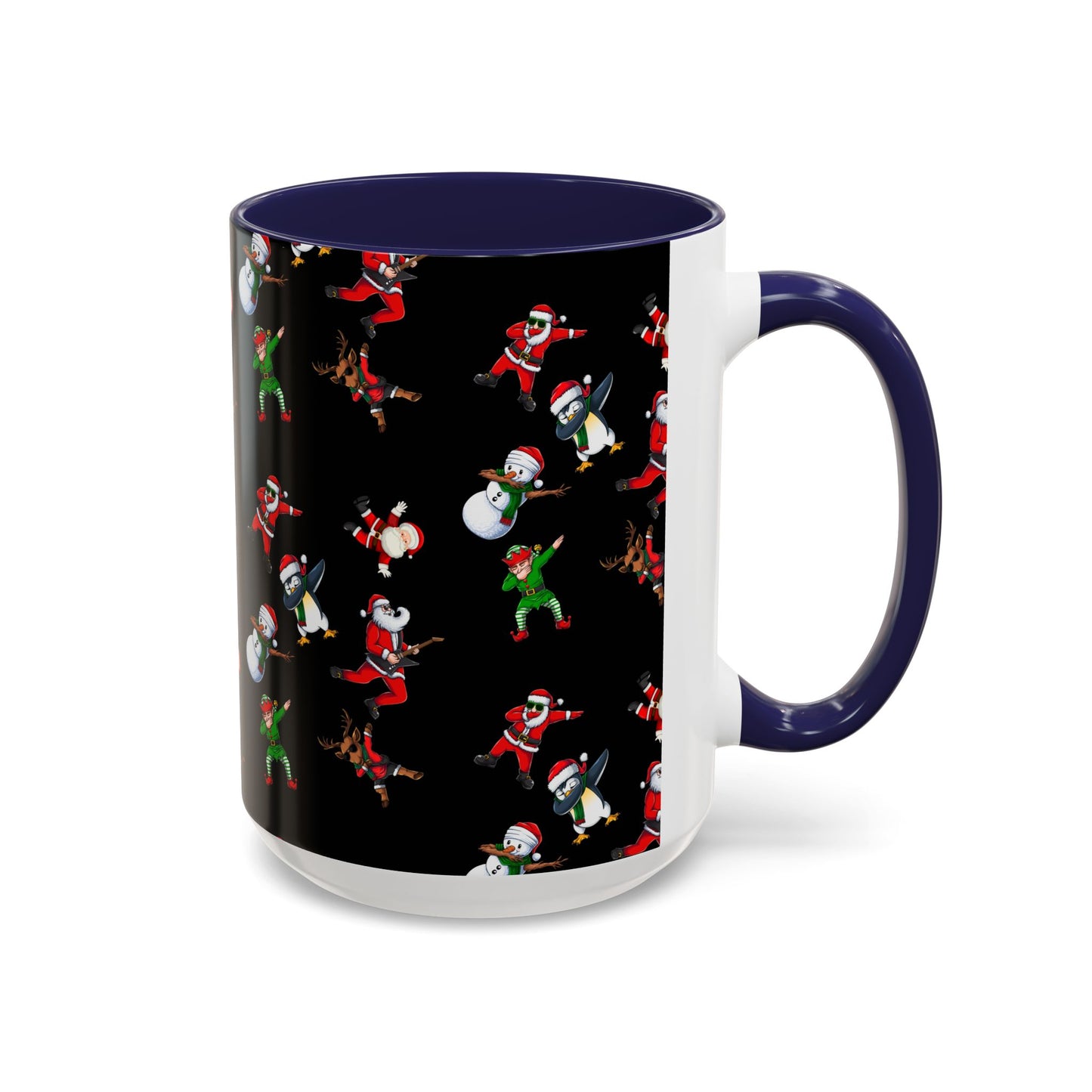 Festive Santa and Friends Coffee Mug - 11oz & 15oz