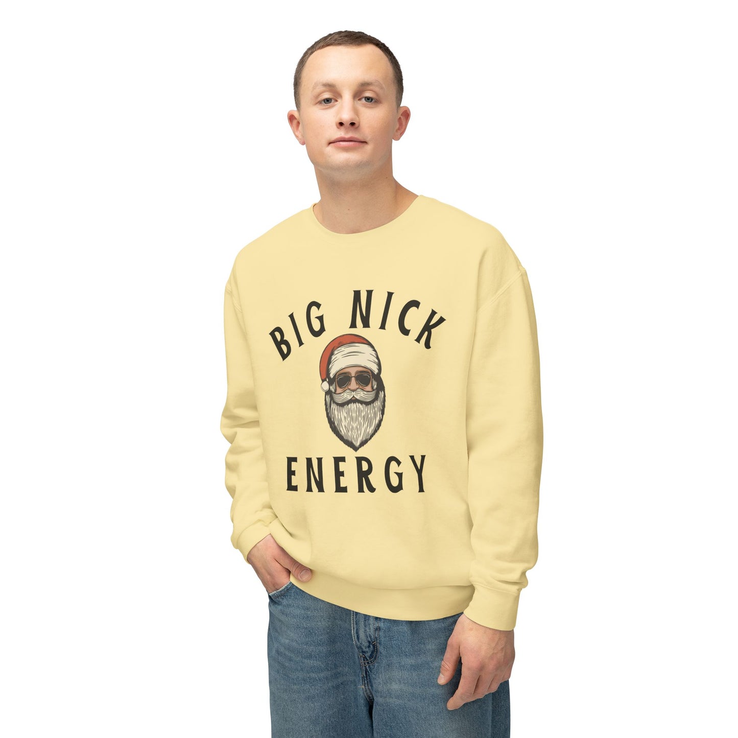 Unisex Crewneck Sweatshirt - Big Nick Energy Christmas Apparel