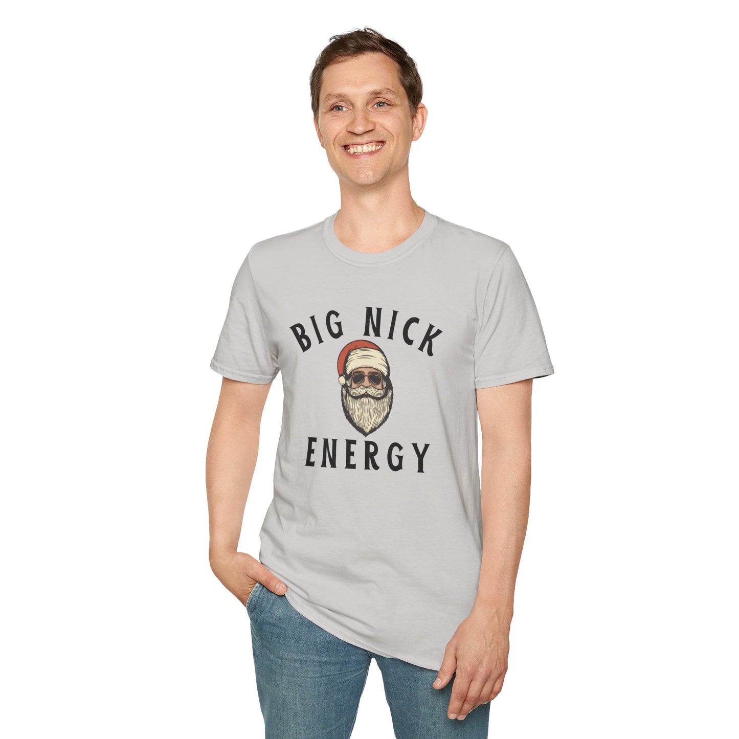 Big Nick Energy Unisex Softstyle T-Shirt - Fun & Casual Graphic Tee