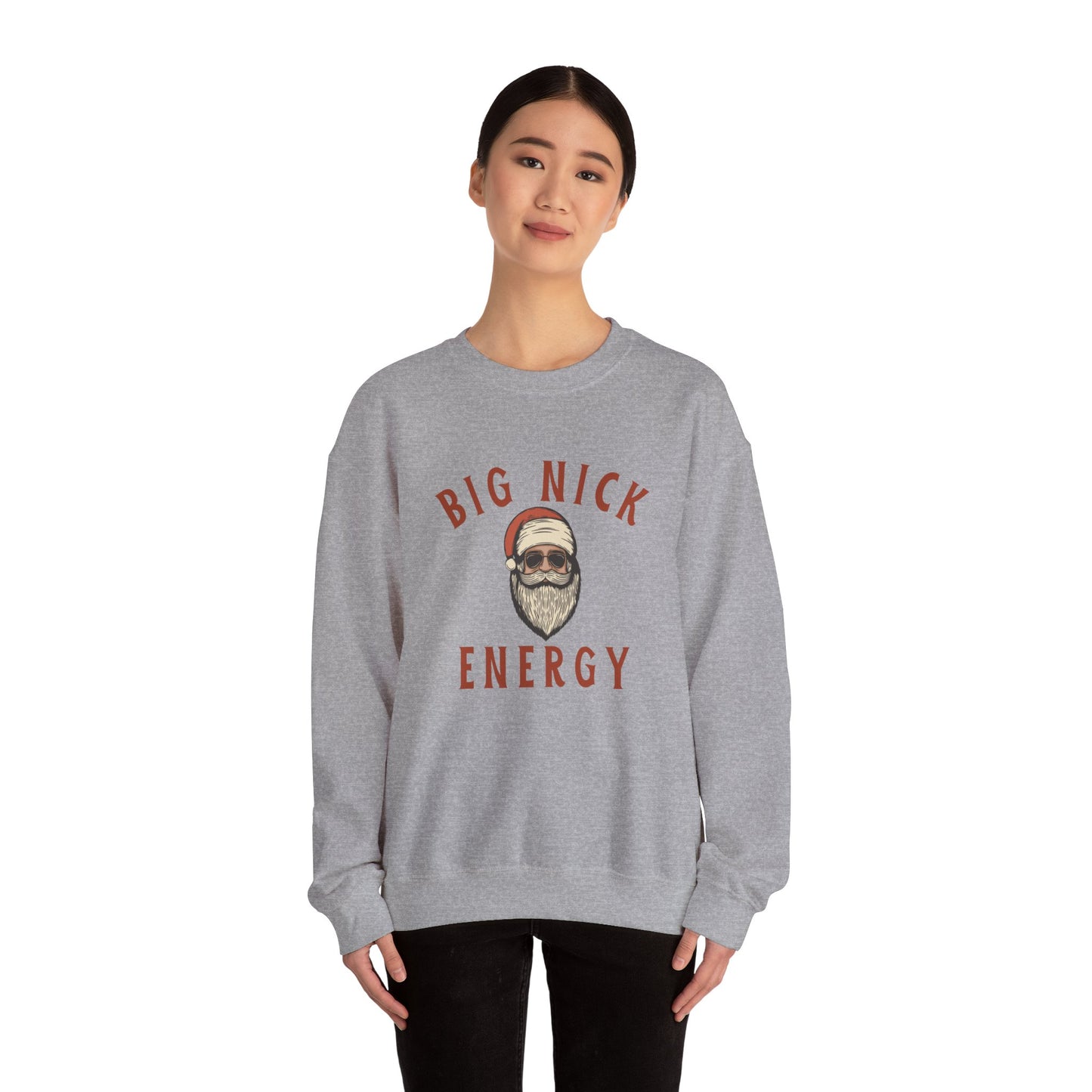 Big Nick Energy Unisex Heavy Blend™ Crewneck Sweatshirt - Perfect for Holiday Cheer