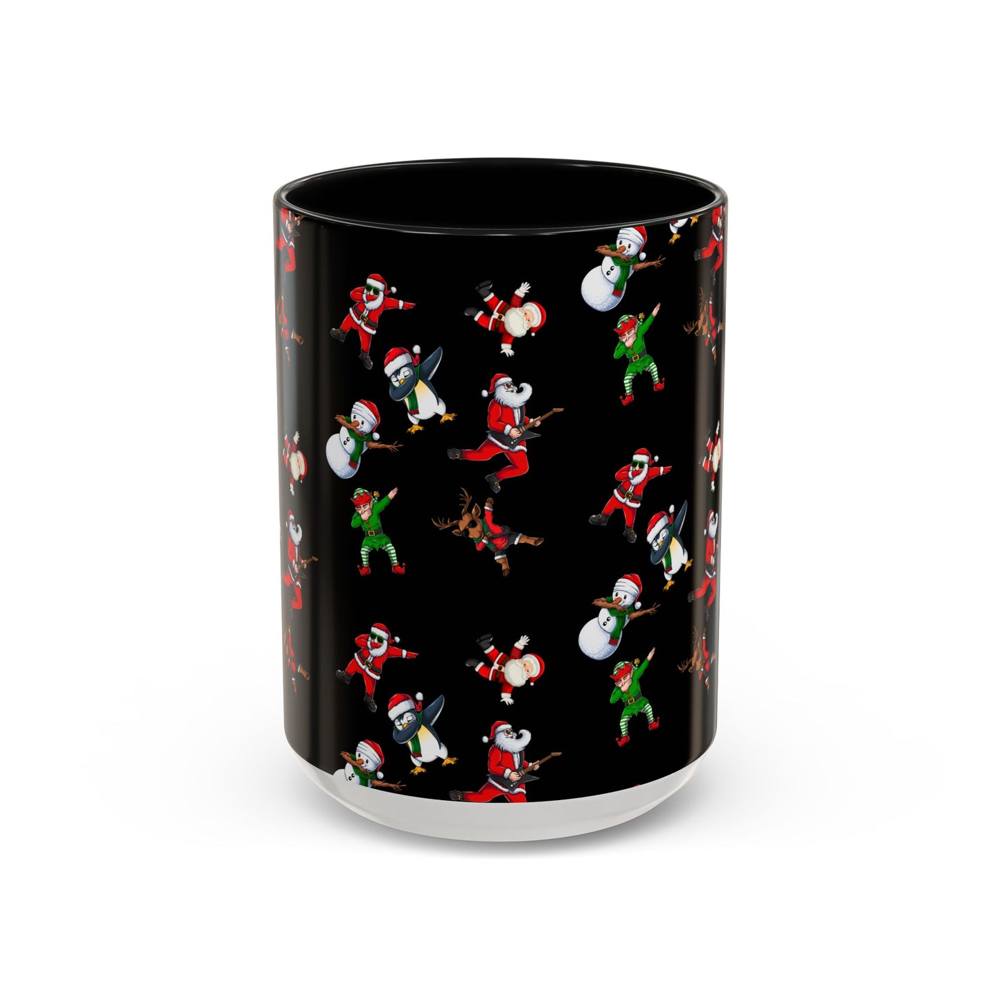 Festive Santa and Friends Coffee Mug - 11oz & 15oz