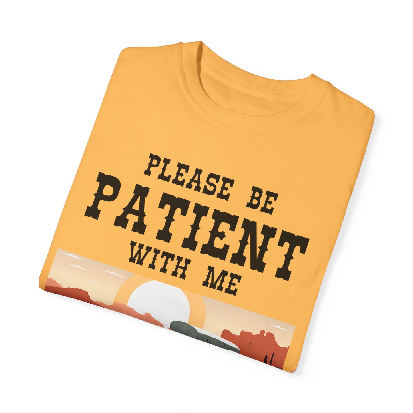 Vintage Patient Tee - Unisex Garment-Dyed T-Shirt with Retro 1900s Design