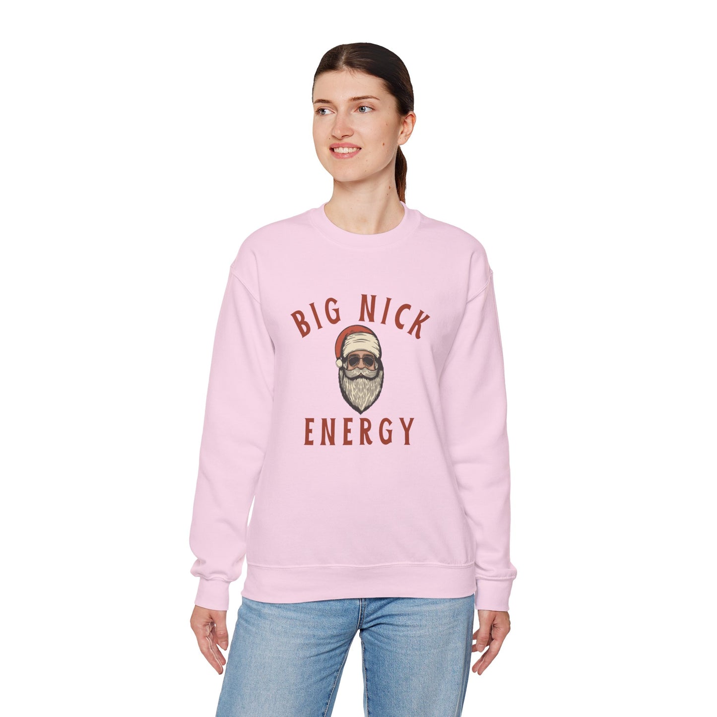 Big Nick Energy Unisex Heavy Blend™ Crewneck Sweatshirt - Perfect for Holiday Cheer