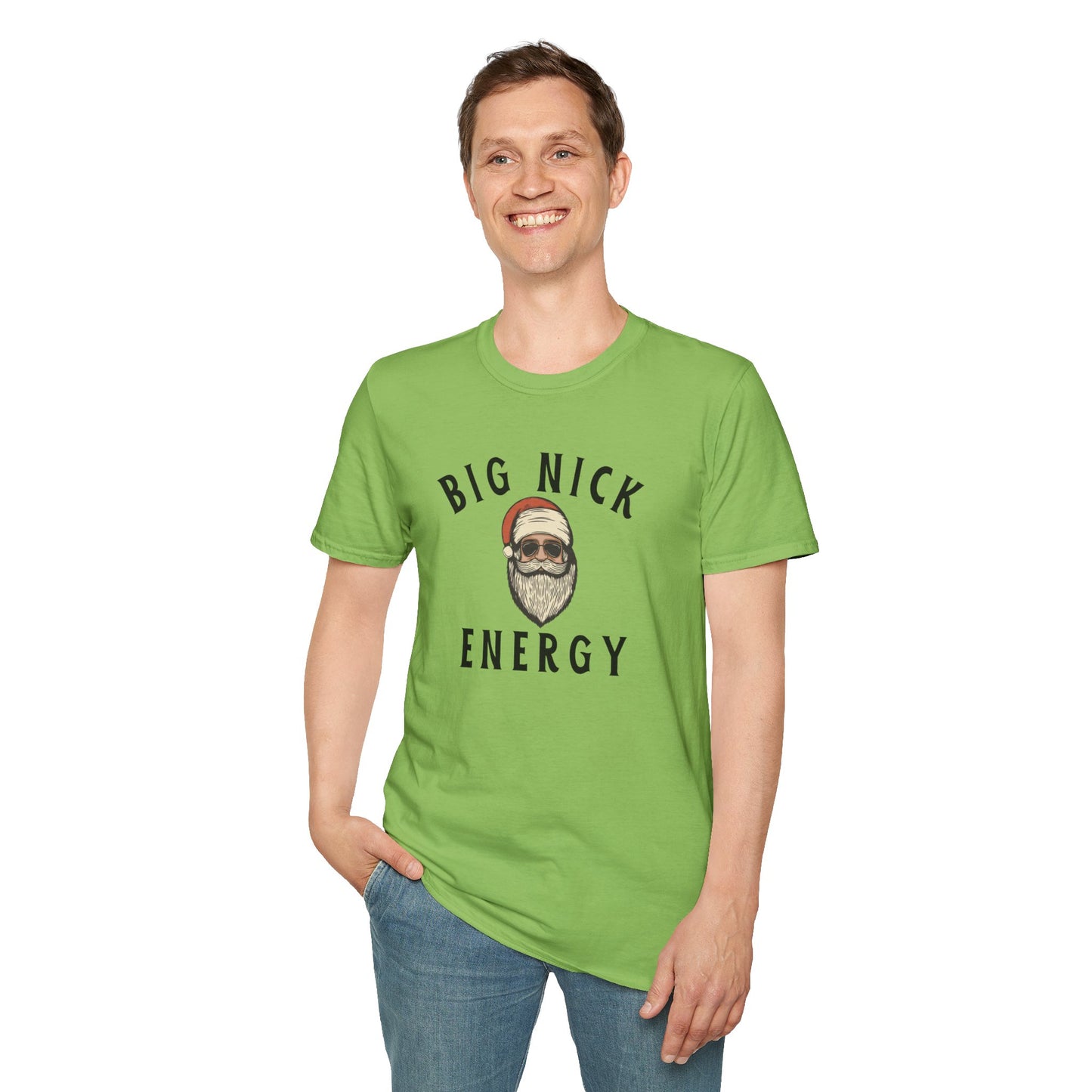 Big Nick Energy Unisex Softstyle T-Shirt - Fun & Casual Graphic Tee