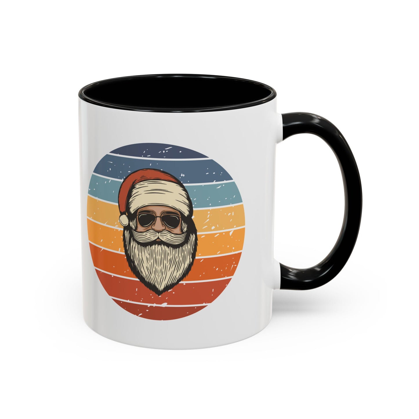 Cool Santa Sunglasses Accent Coffee Mug | 11oz & 15oz | Perfect Holiday Gift