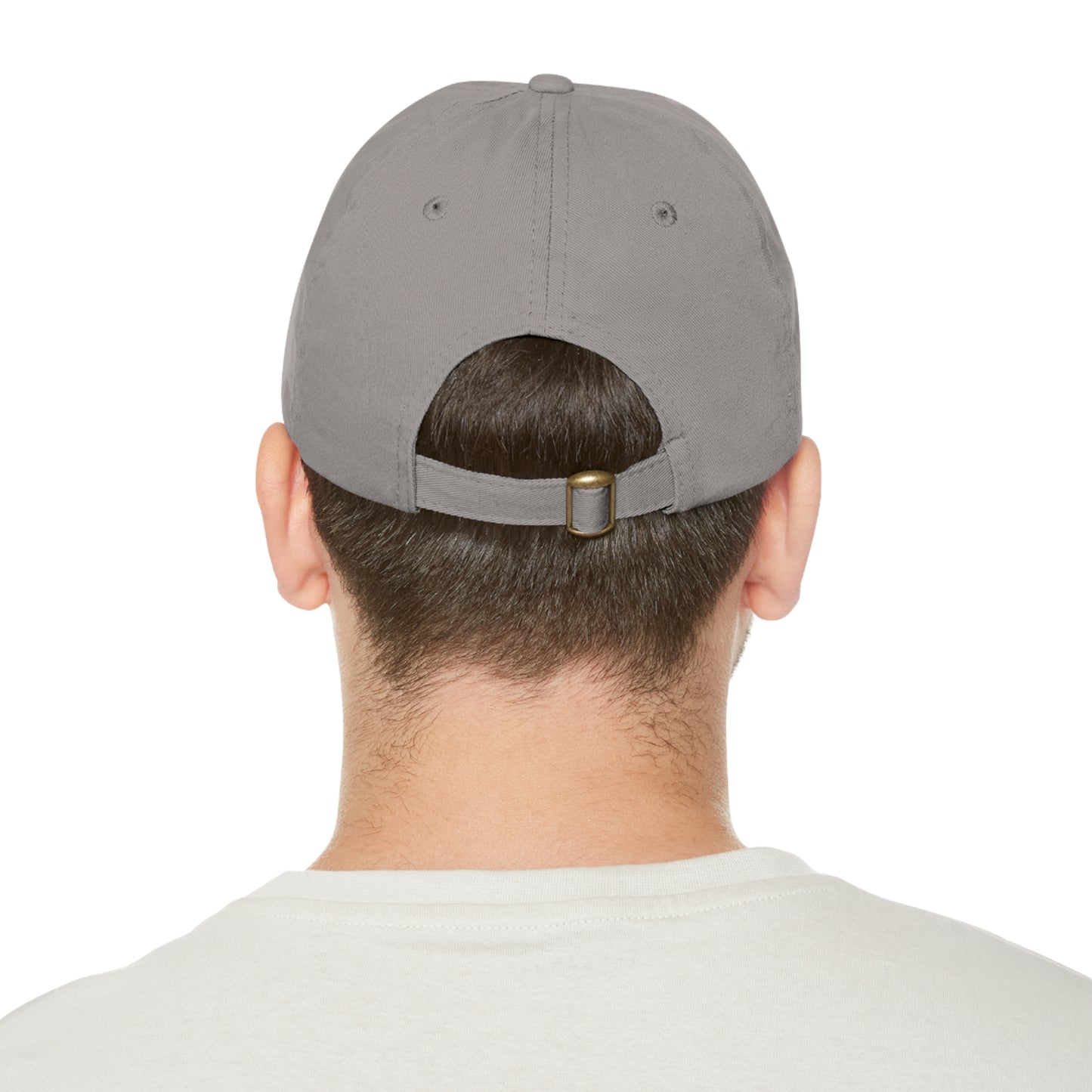 Funny Dad Hat with Leather Patch - 'Please Don't Pet Me, I'm Working'