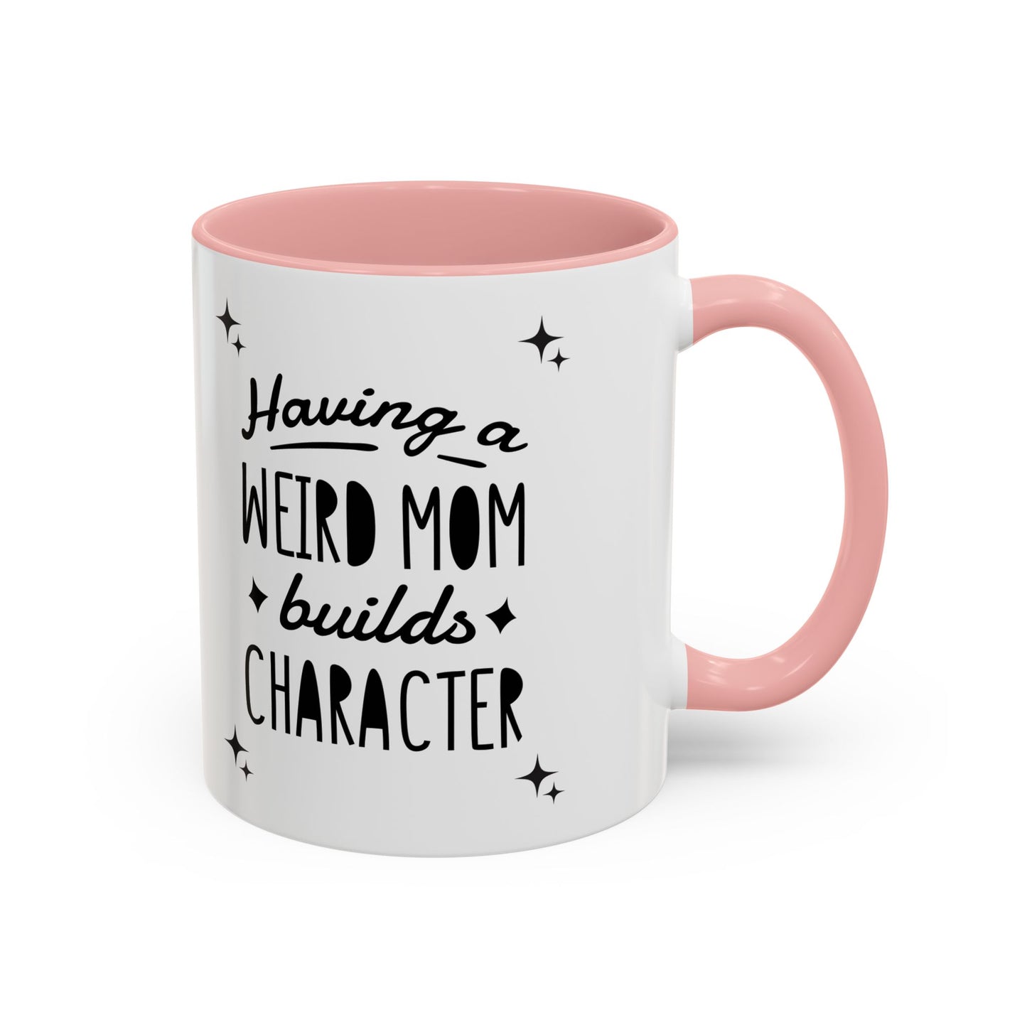 Weird Mom Character Coffee Mug - Fun Accent for Unique Moms