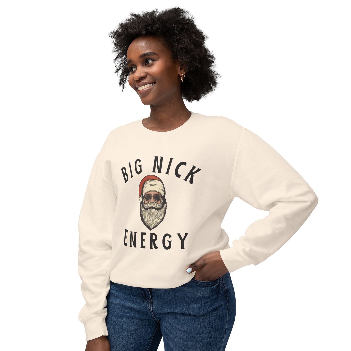 Unisex Crewneck Sweatshirt - Big Nick Energy Christmas Apparel