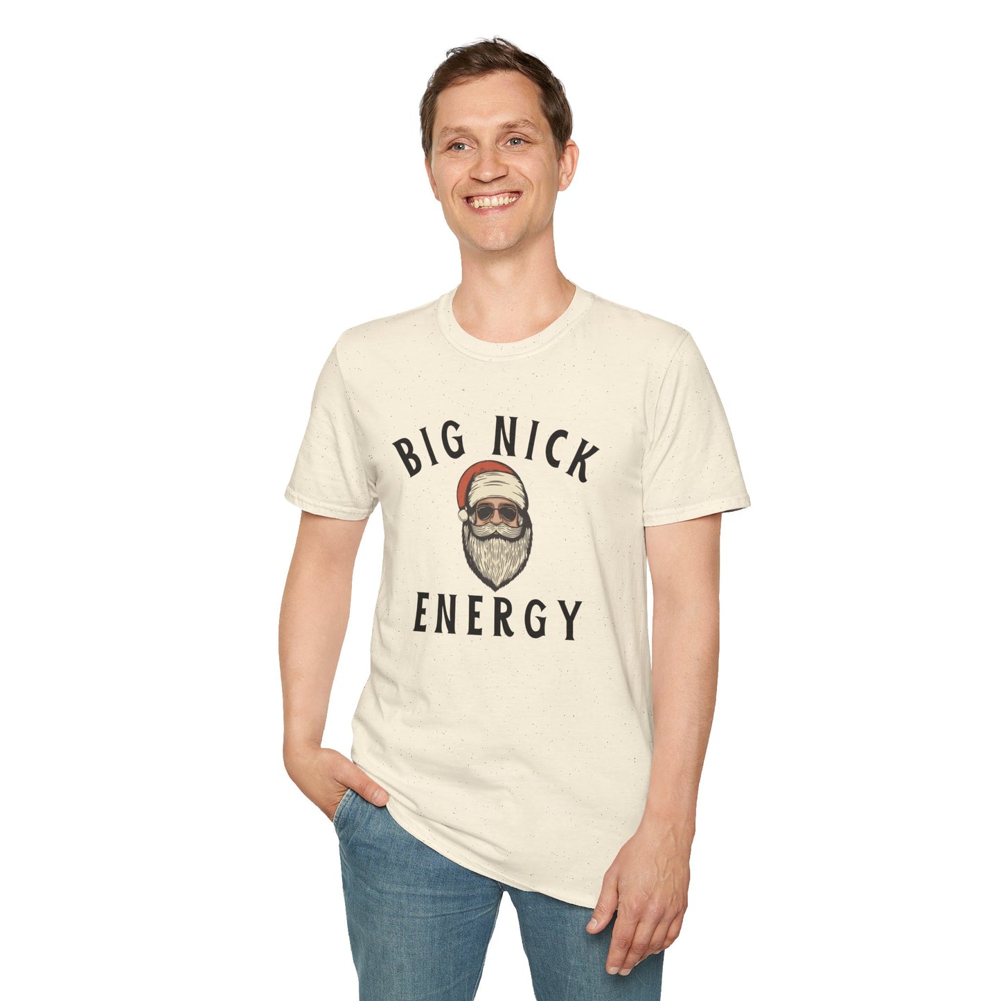 Big Nick Energy Unisex Softstyle T-Shirt - Fun & Casual Graphic Tee