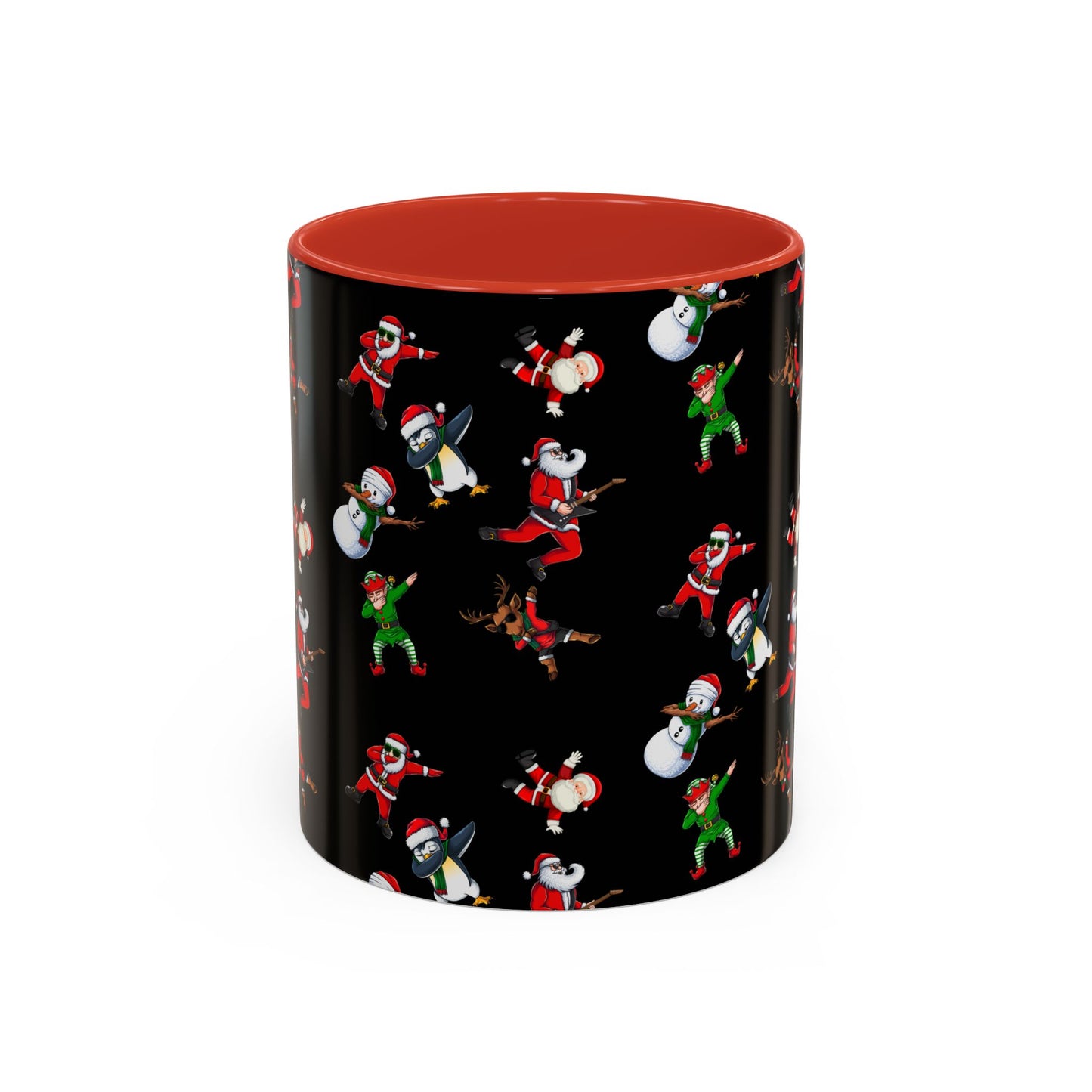 Festive Santa and Friends Coffee Mug - 11oz & 15oz