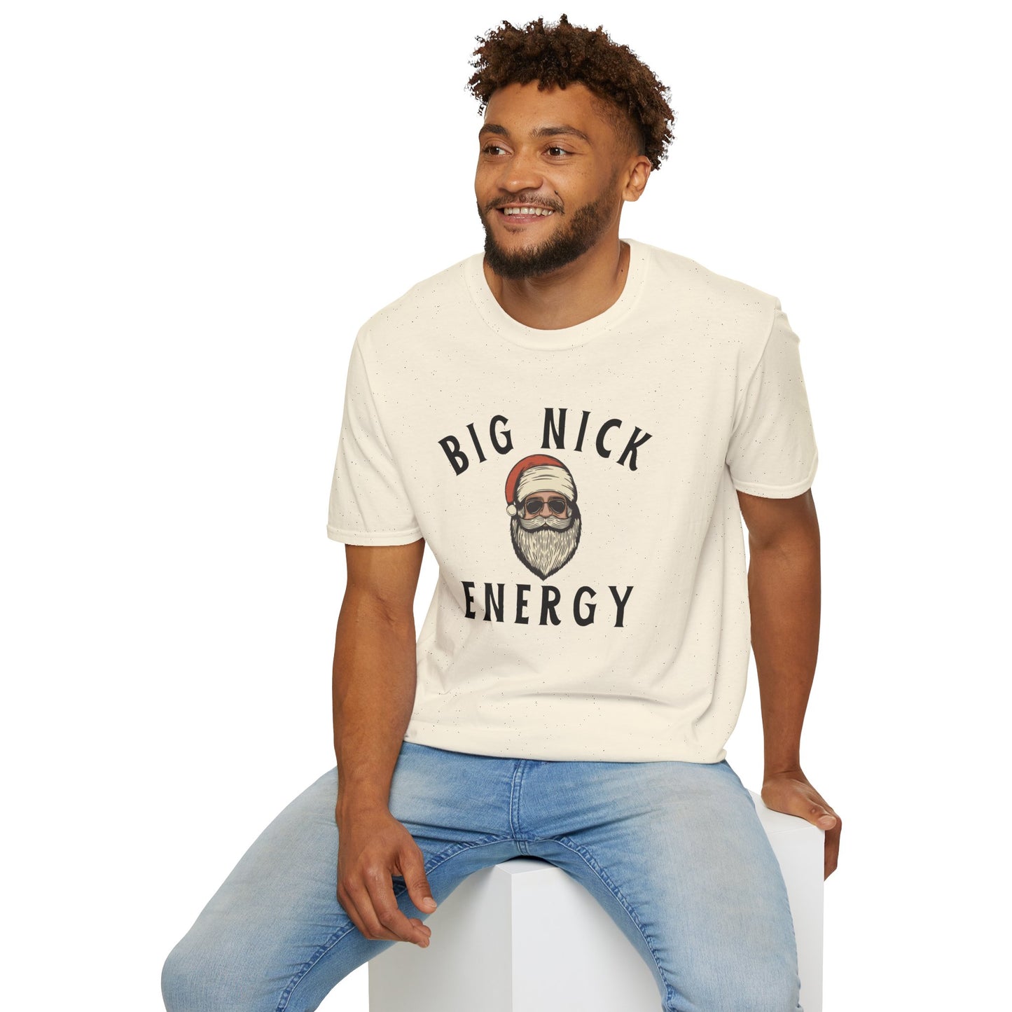 Big Nick Energy Unisex Softstyle T-Shirt - Fun & Casual Graphic Tee