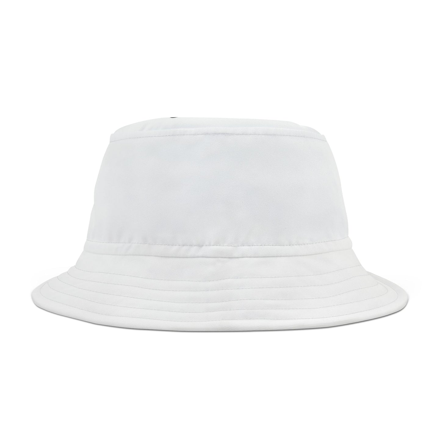 Minimalist White Bucket Hat for Summer Adventures