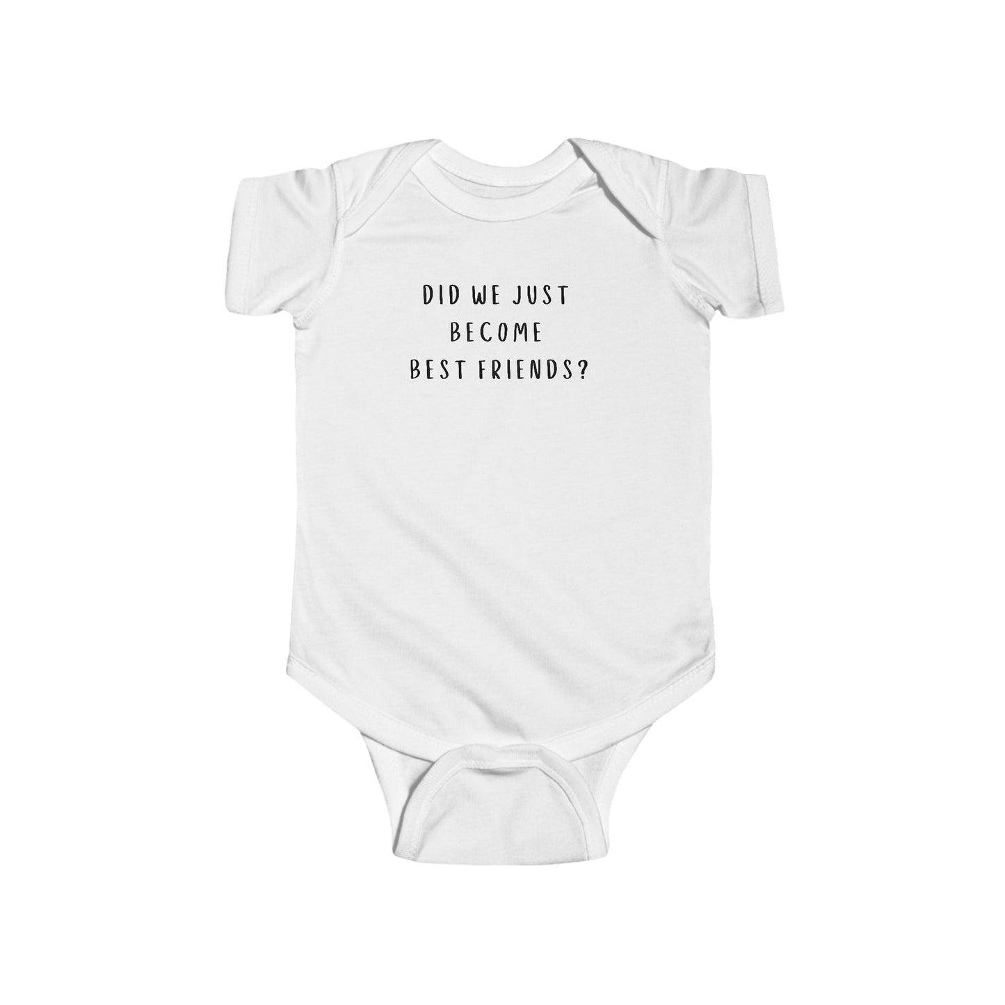 Best Friends Infant Bodysuit - Cute Yellow Onesie for Baby