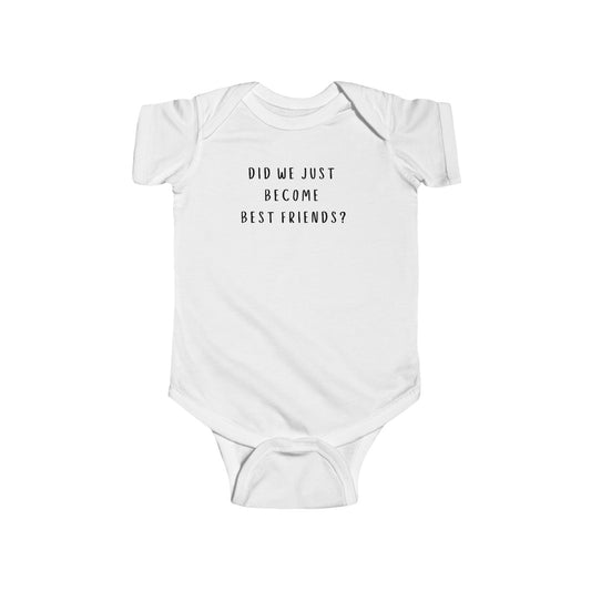 Best Friends Infant Bodysuit - Cute Yellow Onesie for Baby