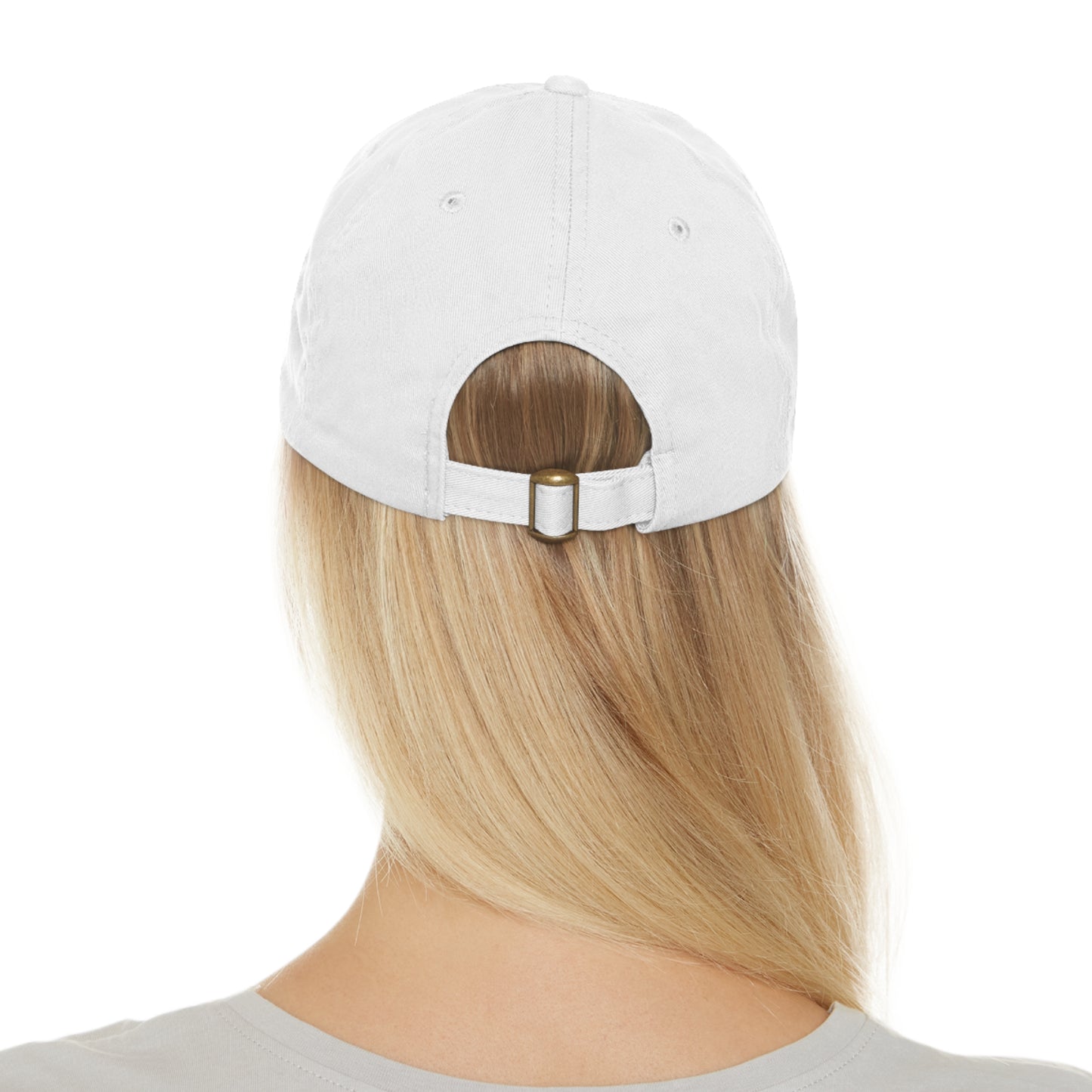 Funny Dad Hat with Leather Patch - 'Please Don't Pet Me, I'm Working'