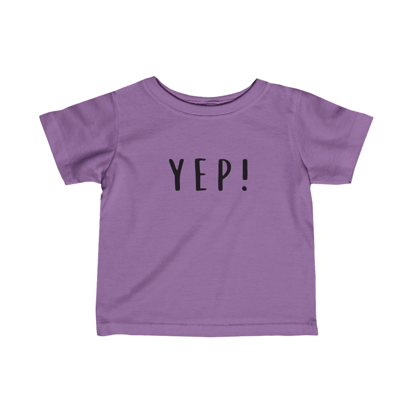 Cute Red Infant Tee with 'YEP!' Print - Perfect for Playtime & Celebrations