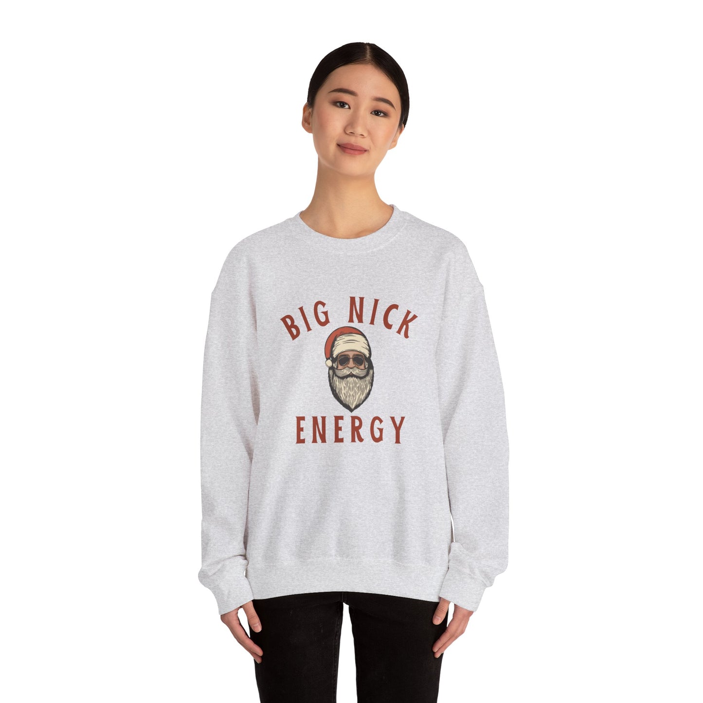 Big Nick Energy Unisex Heavy Blend™ Crewneck Sweatshirt - Perfect for Holiday Cheer