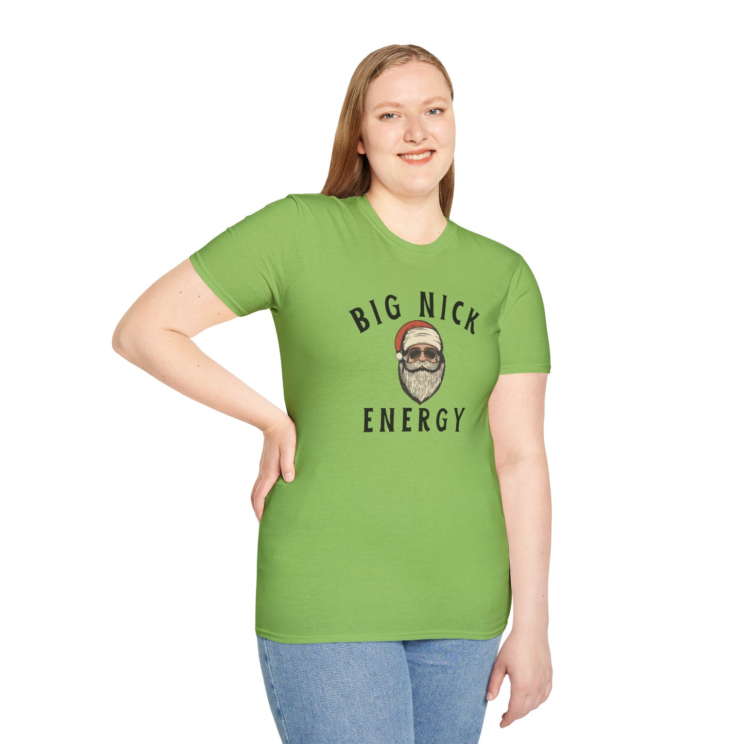 Big Nick Energy Unisex Softstyle T-Shirt - Fun & Casual Graphic Tee