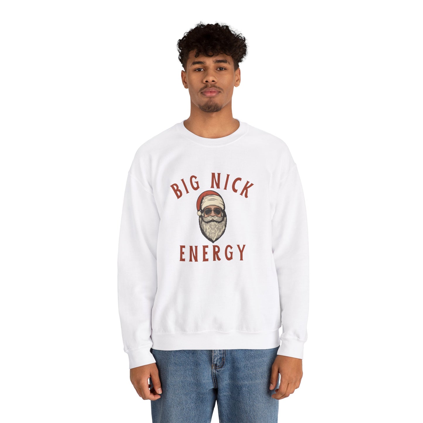 Big Nick Energy Unisex Heavy Blend™ Crewneck Sweatshirt - Perfect for Holiday Cheer