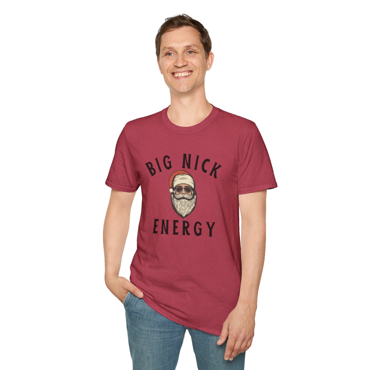 Big Nick Energy Unisex Softstyle T-Shirt - Fun & Casual Graphic Tee