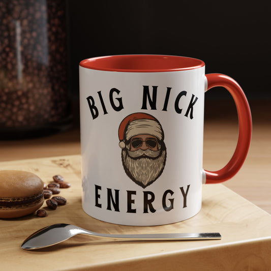 Big Nick Energy Coffee Mug - Fun Holiday Drinkware for Coffee Lovers