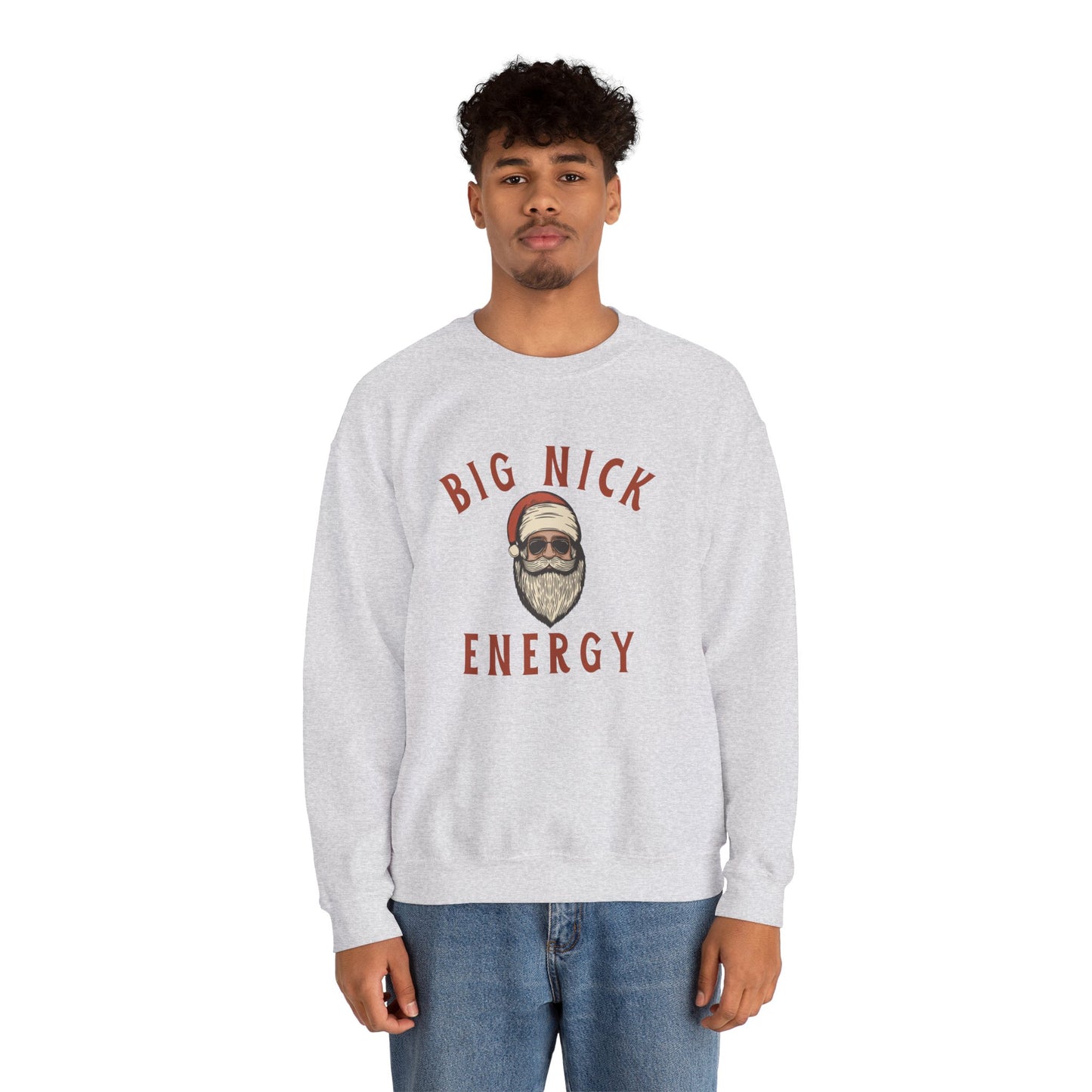 Big Nick Energy Unisex Heavy Blend™ Crewneck Sweatshirt - Perfect for Holiday Cheer