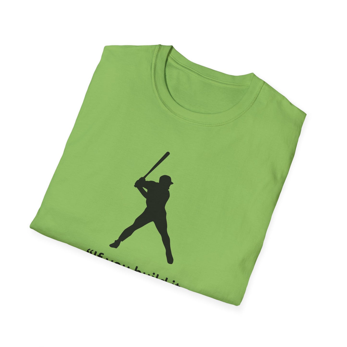 Inspirational Baseball Quote T-Shirt – Unisex Softstyle Tee for Sports Lovers