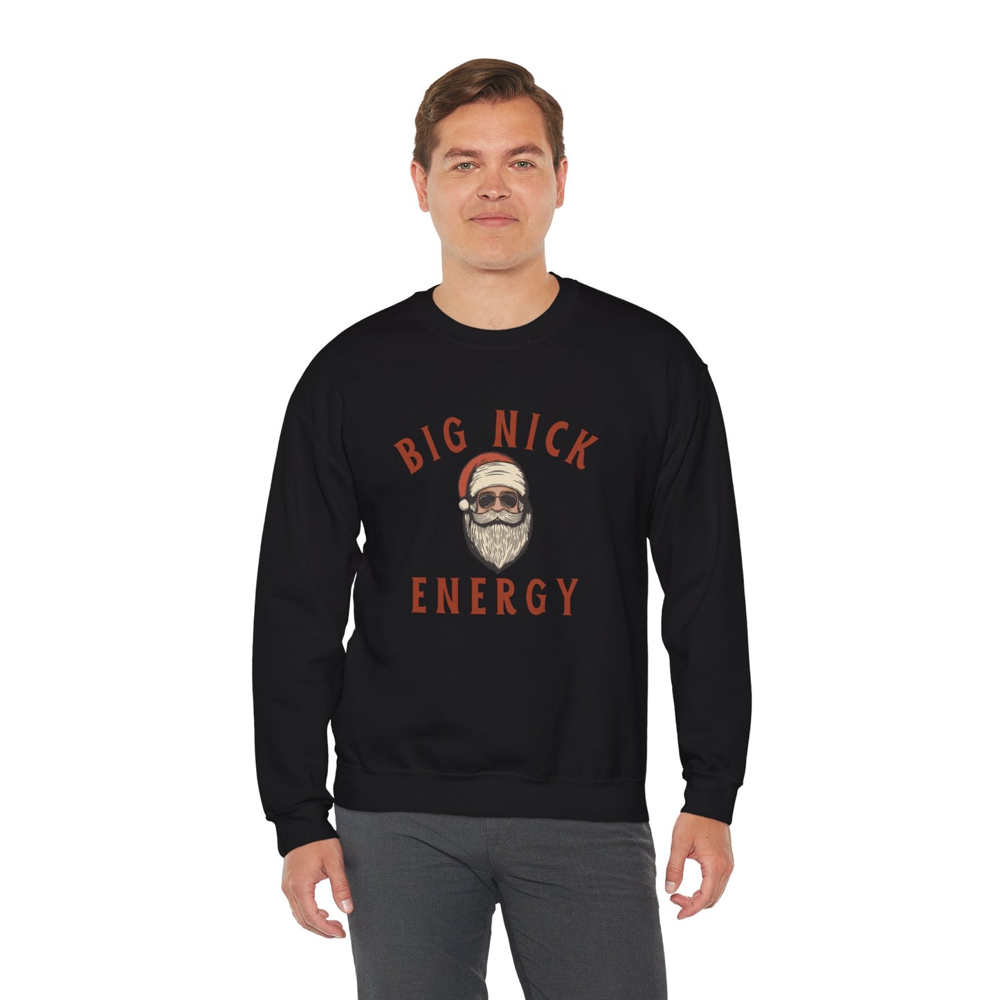 Big Nick Energy Unisex Heavy Blend™ Crewneck Sweatshirt - Perfect for Holiday Cheer