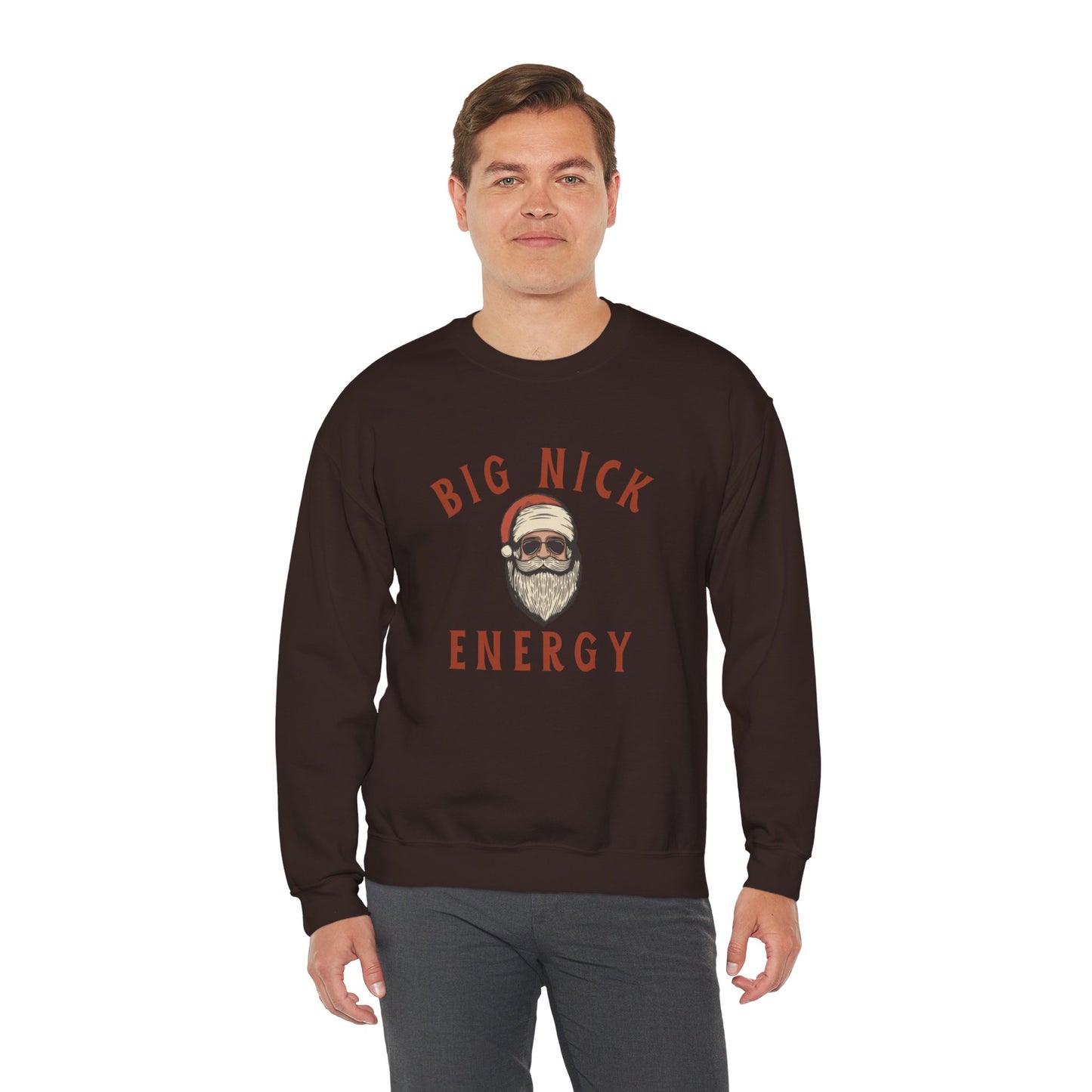 Big Nick Energy Unisex Heavy Blend™ Crewneck Sweatshirt - Perfect for Holiday Cheer