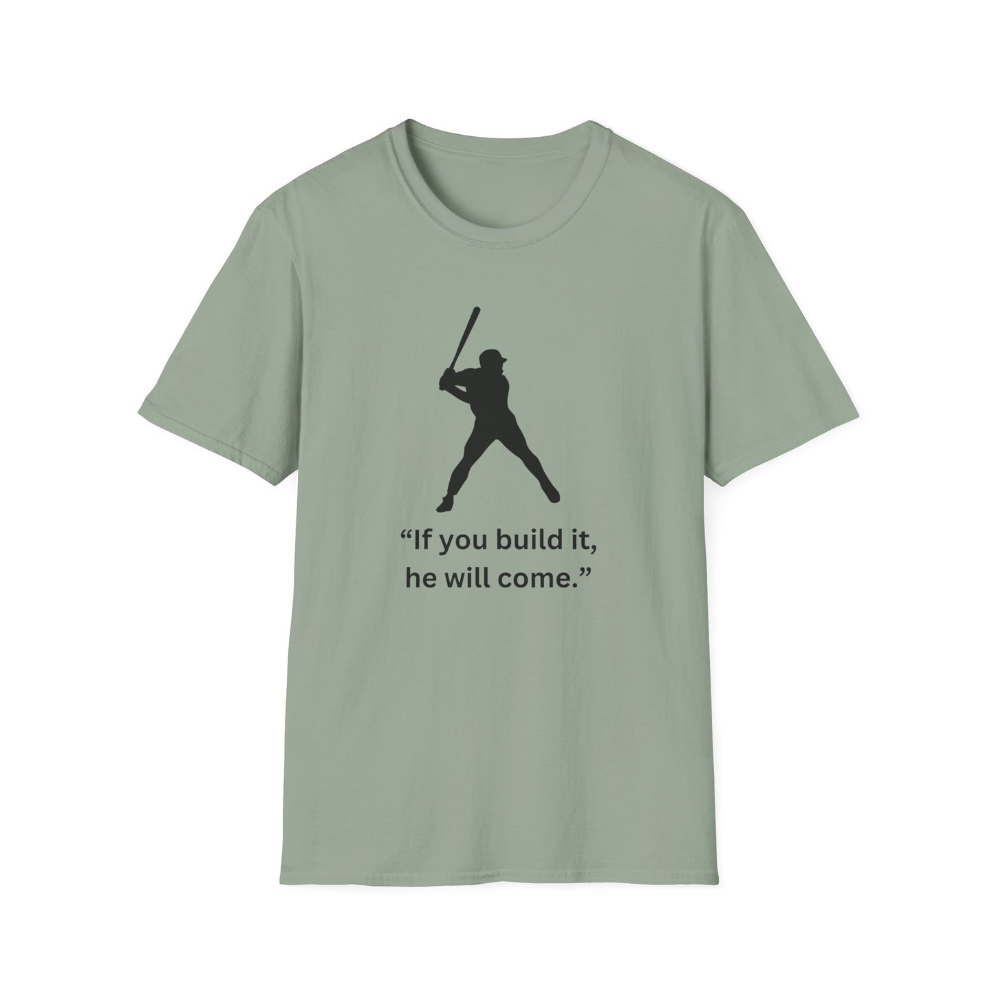 Inspirational Baseball Quote T-Shirt – Unisex Softstyle Tee for Sports Lovers