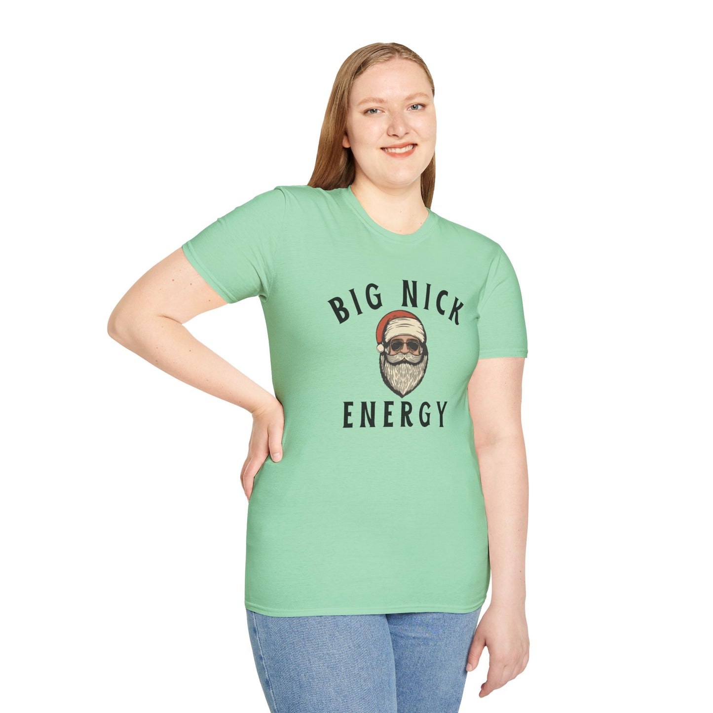 Big Nick Energy Unisex Softstyle T-Shirt - Fun & Casual Graphic Tee