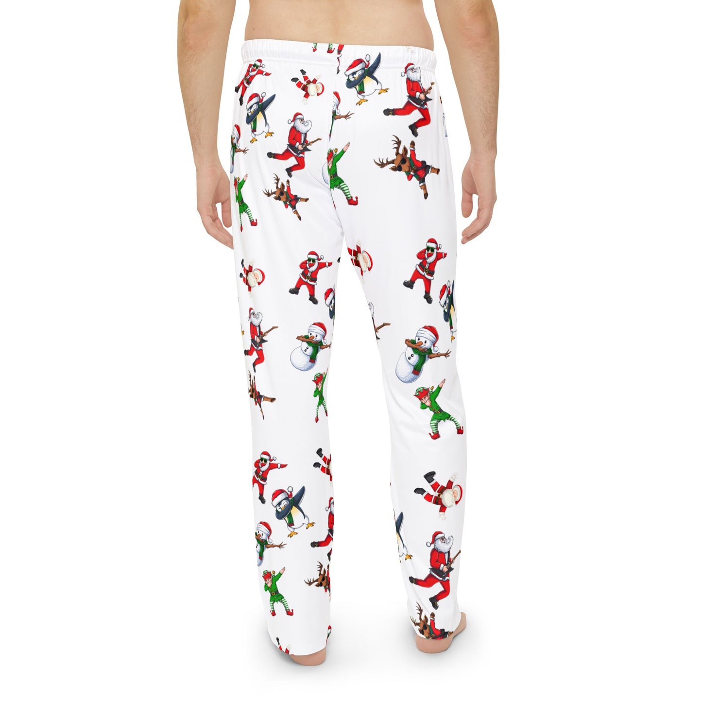 Festive Men's Pajama Pants - Christmas Cheer Design