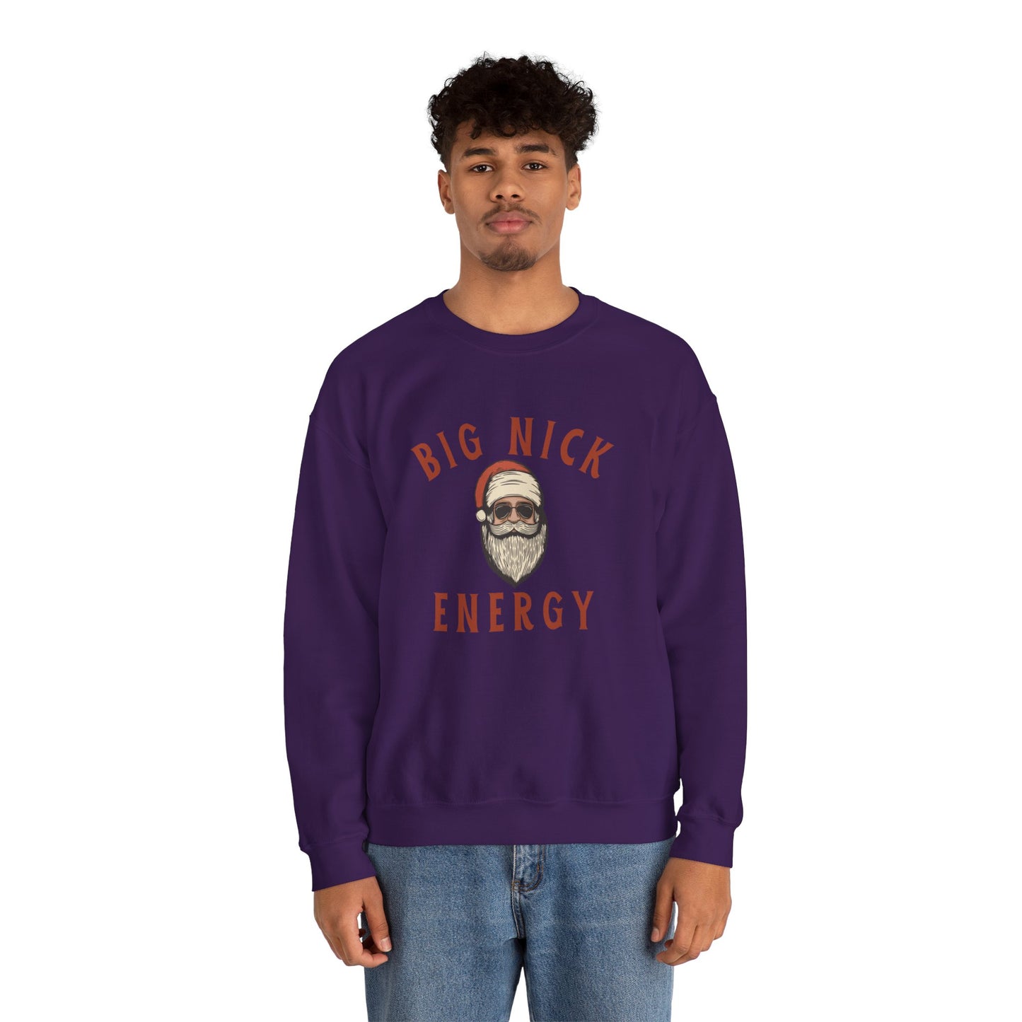 Big Nick Energy Unisex Heavy Blend™ Crewneck Sweatshirt - Perfect for Holiday Cheer