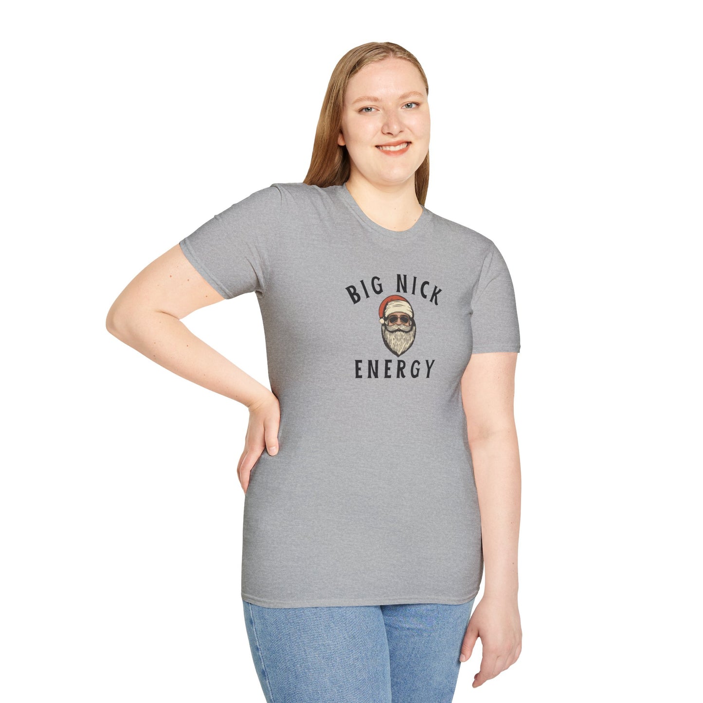 Big Nick Energy Unisex Softstyle T-Shirt - Fun & Casual Graphic Tee