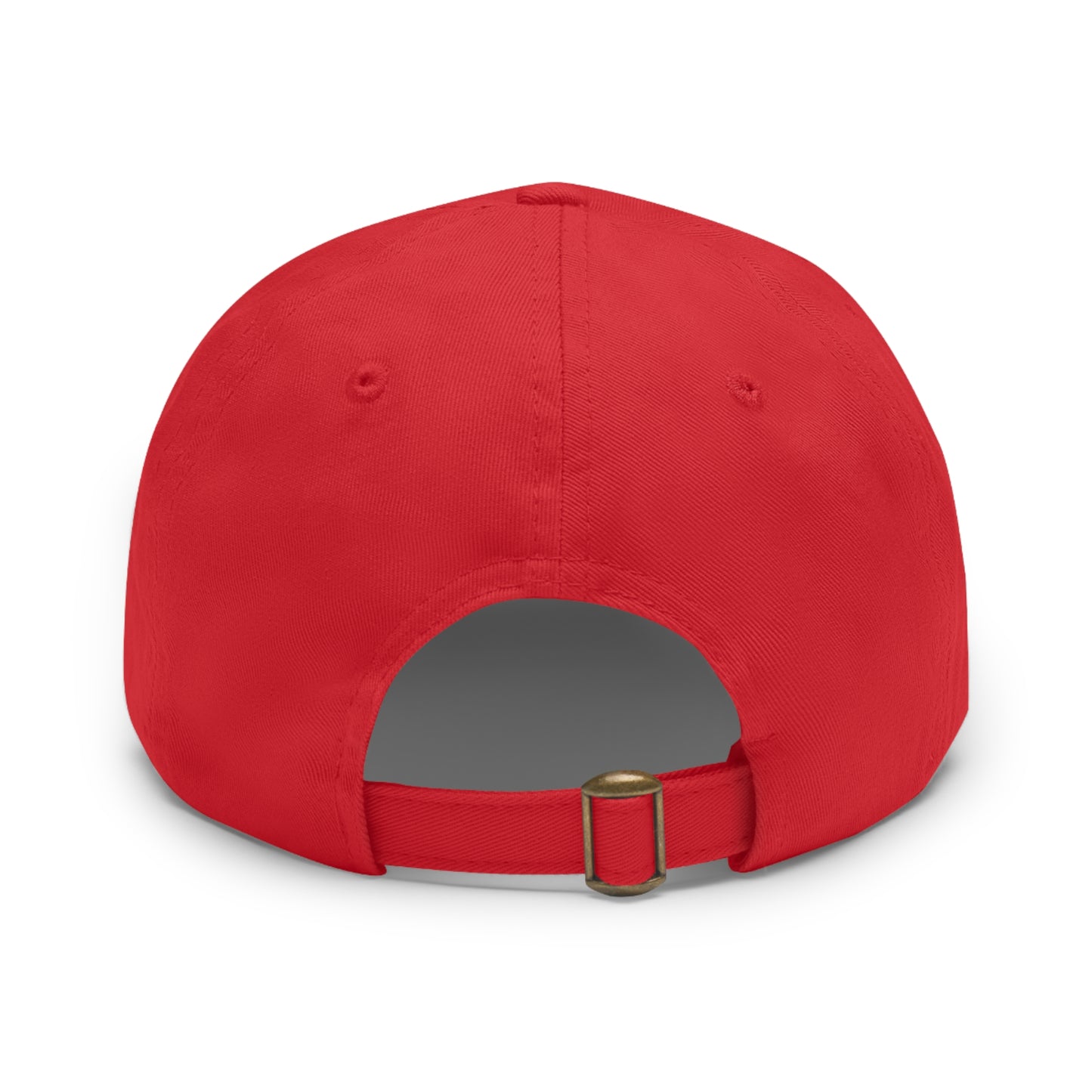 Canada Flag Dad Hat with Leather Patch | Classic White Cap for Outdoors & Celebrations