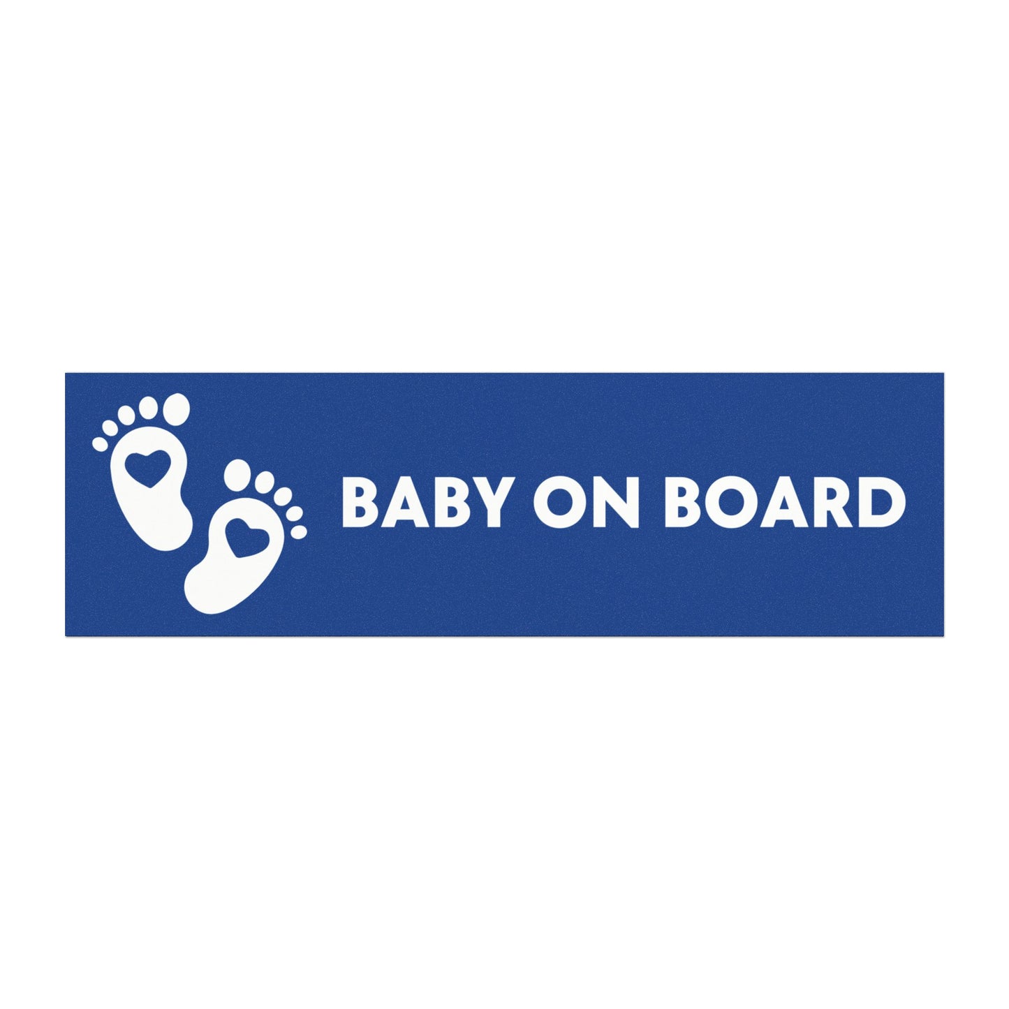 Baby On Board Car Magnet - Cute Footprints Design for New Parents