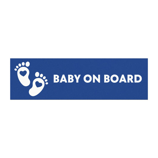 Baby On Board Car Magnet - Cute Footprints Design for New Parents