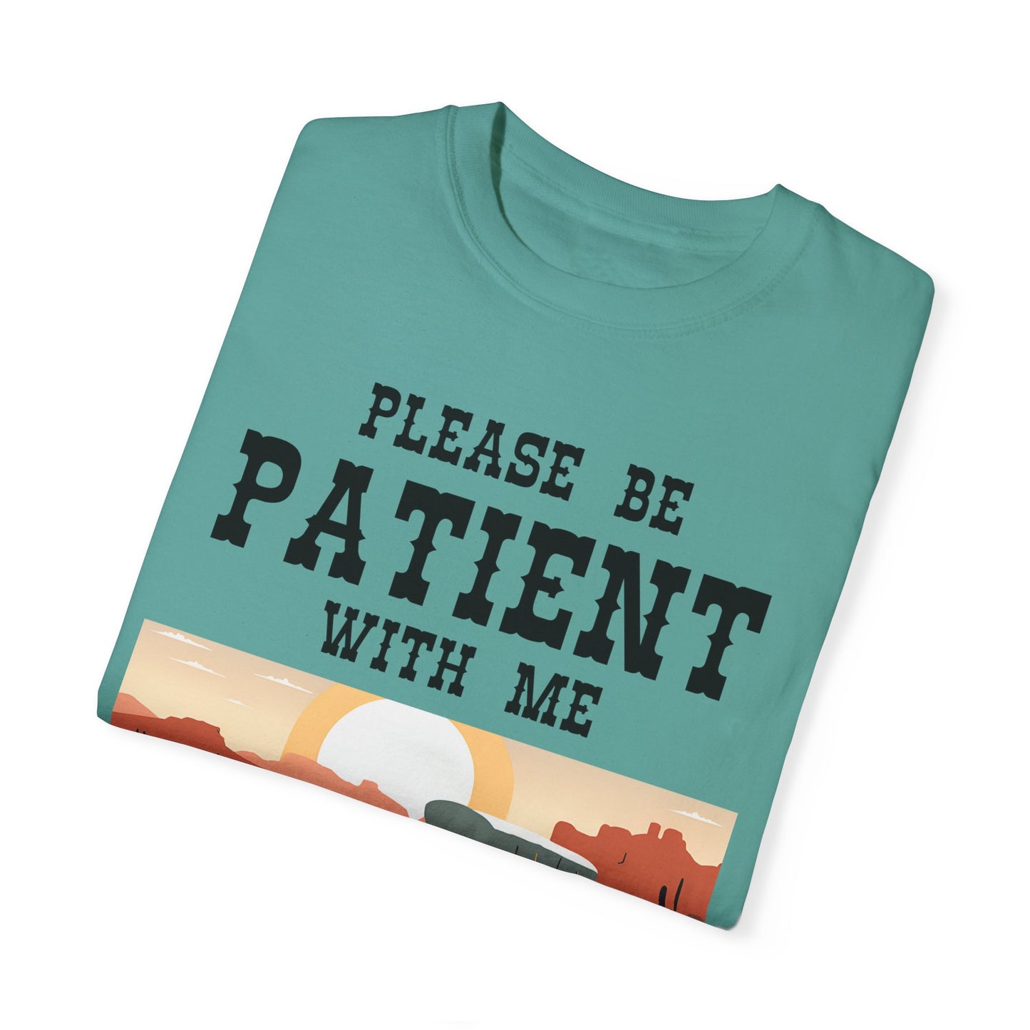 Vintage Patient Tee - Unisex Garment-Dyed T-Shirt with Retro 1900s Design