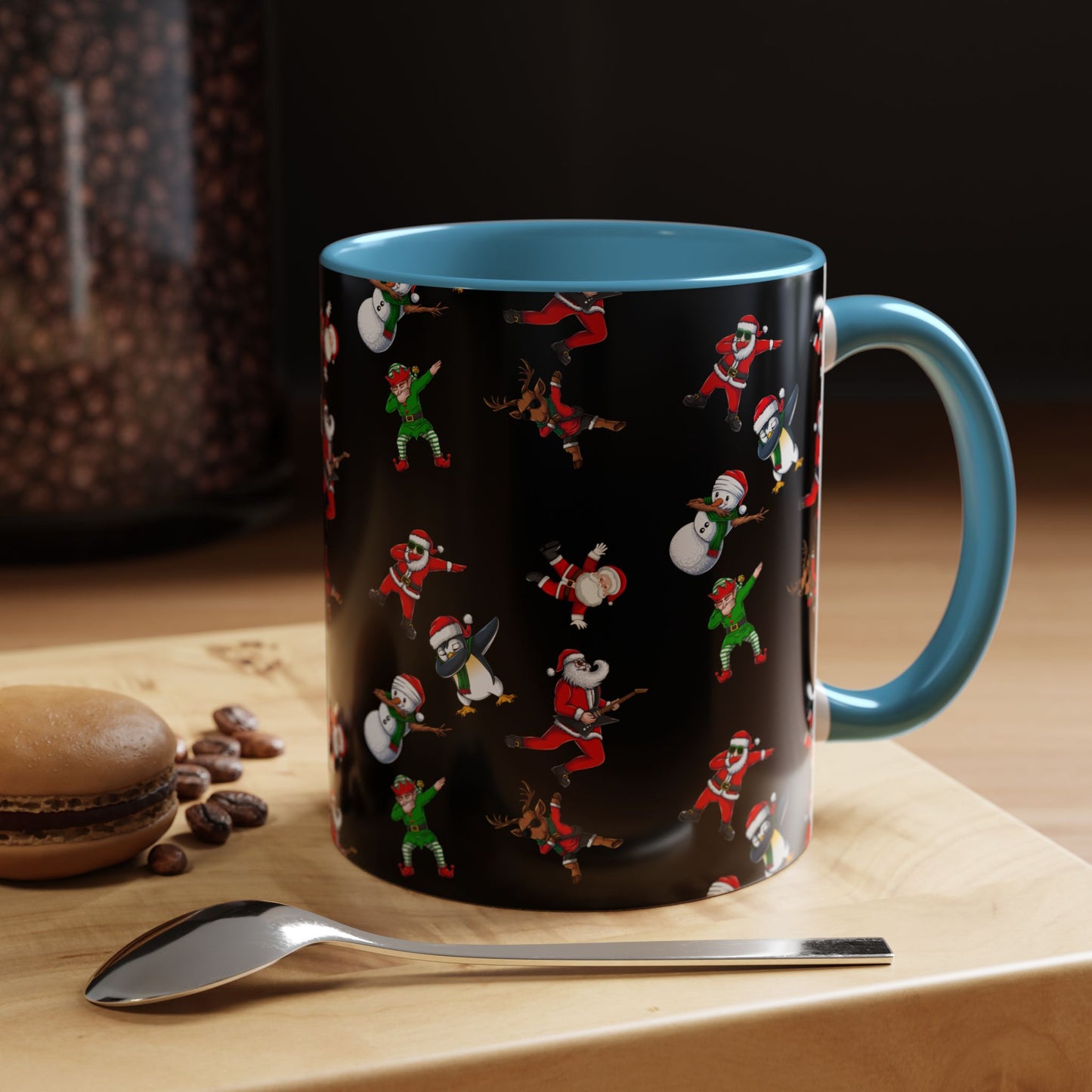 Festive Santa and Friends Coffee Mug - 11oz & 15oz