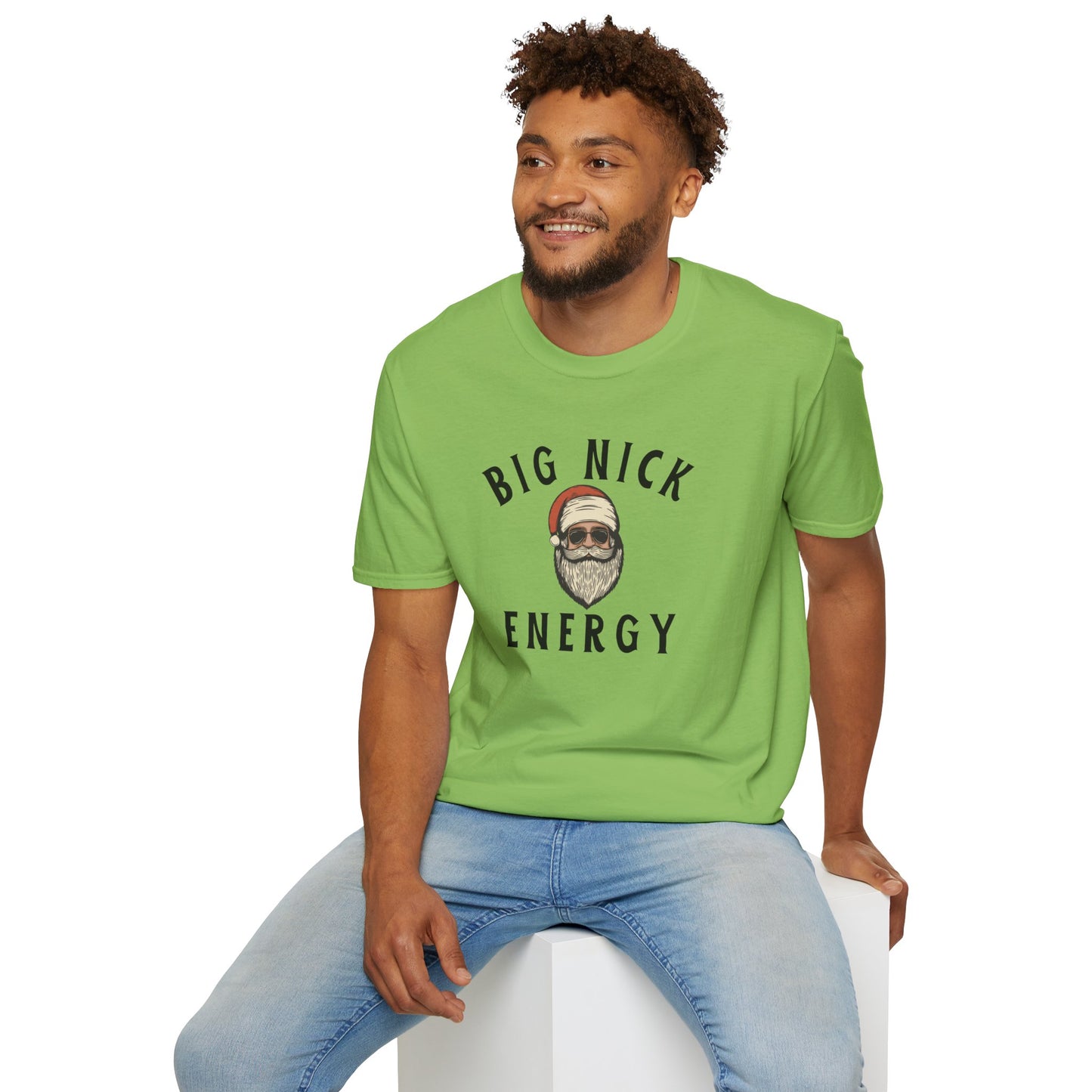 Big Nick Energy Unisex Softstyle T-Shirt - Fun & Casual Graphic Tee